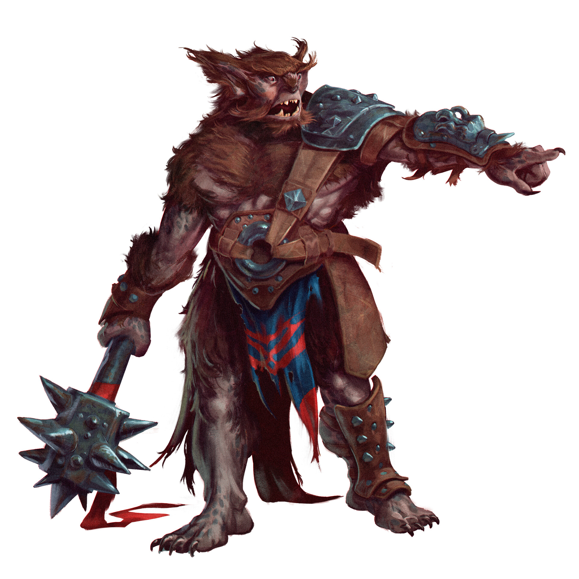 Design &amp; Illustration of a Bugbear for a tabletop RPG / D&a...