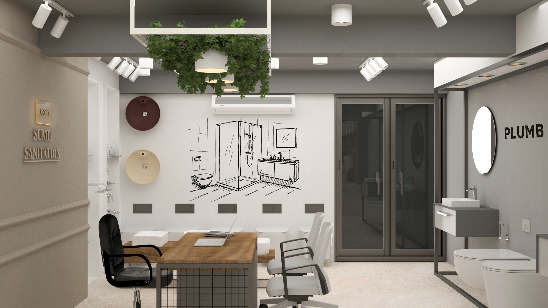 Interior design clearance showroom