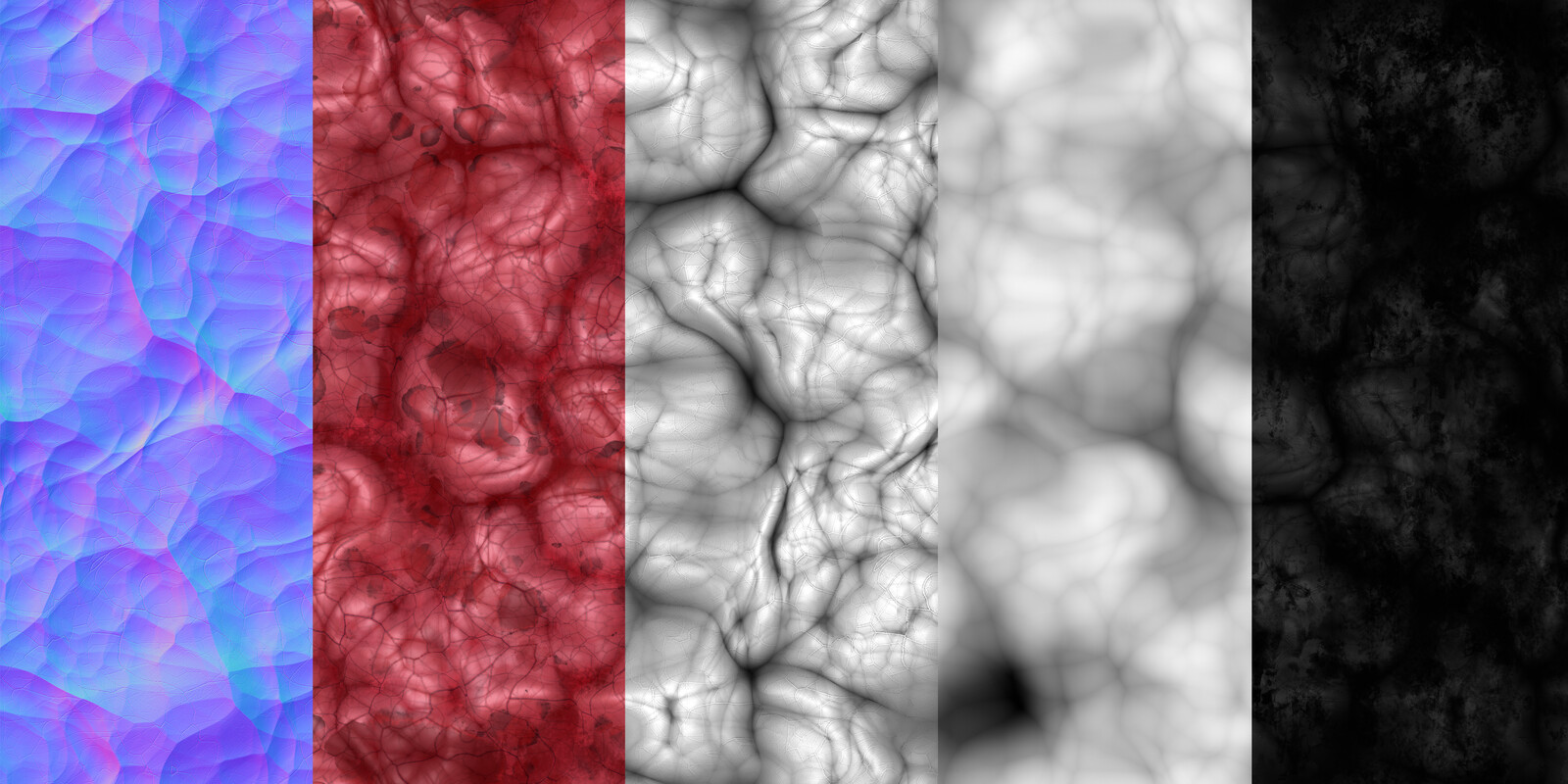 Normal - Albedo - Ao - Height - Roughness