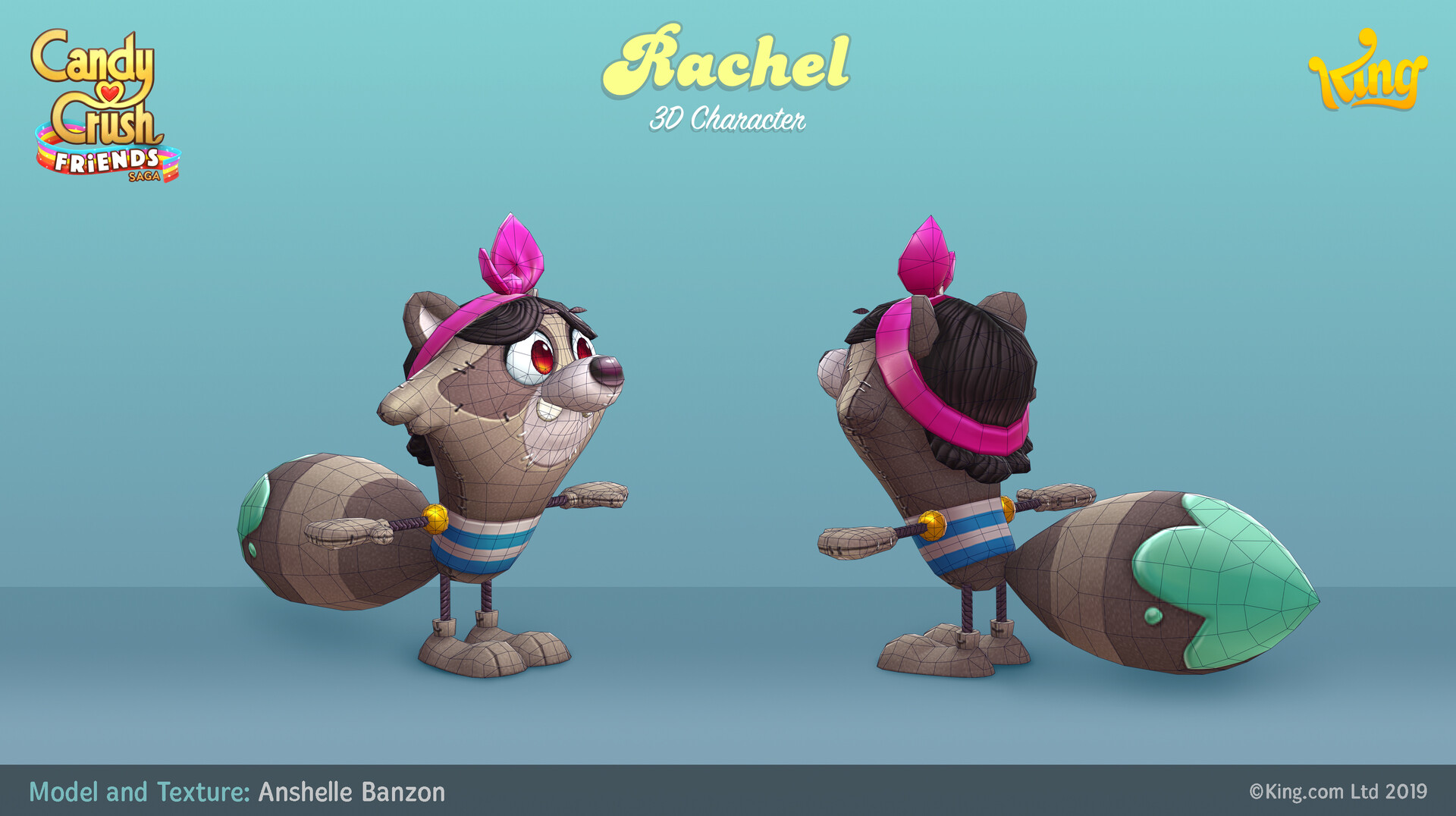 Artstation Rachel Raccoon Anshelle Banzon