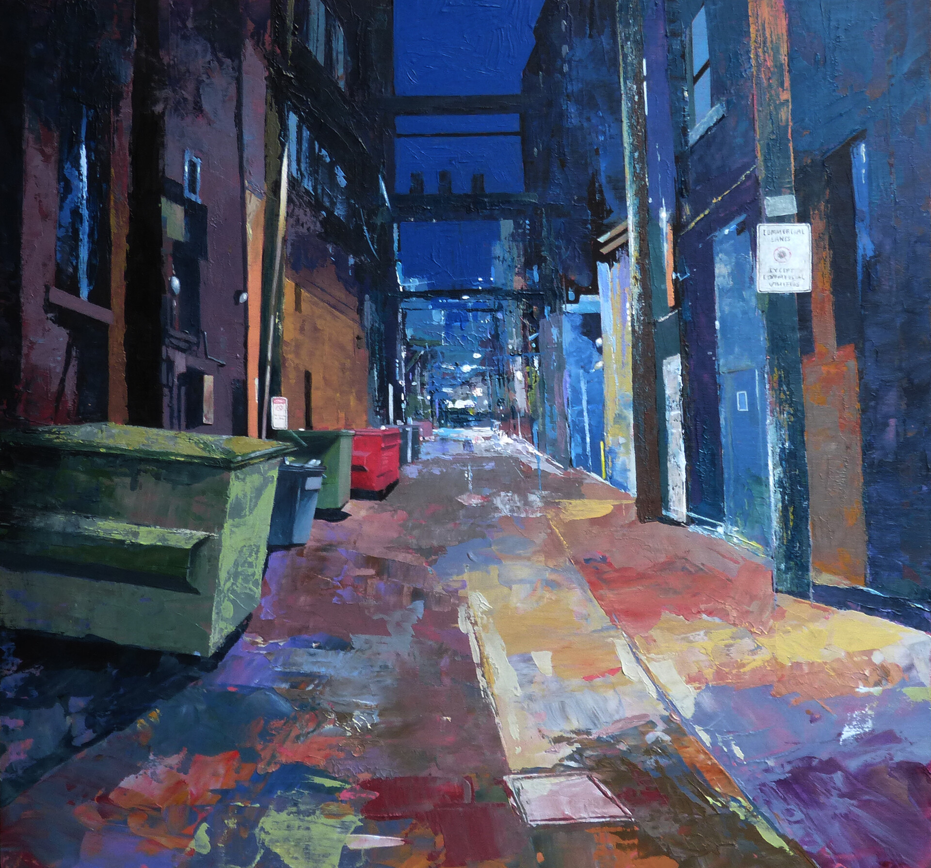 Marcus Wild Alleyway At Night Marcus Wild Alleyway At Night