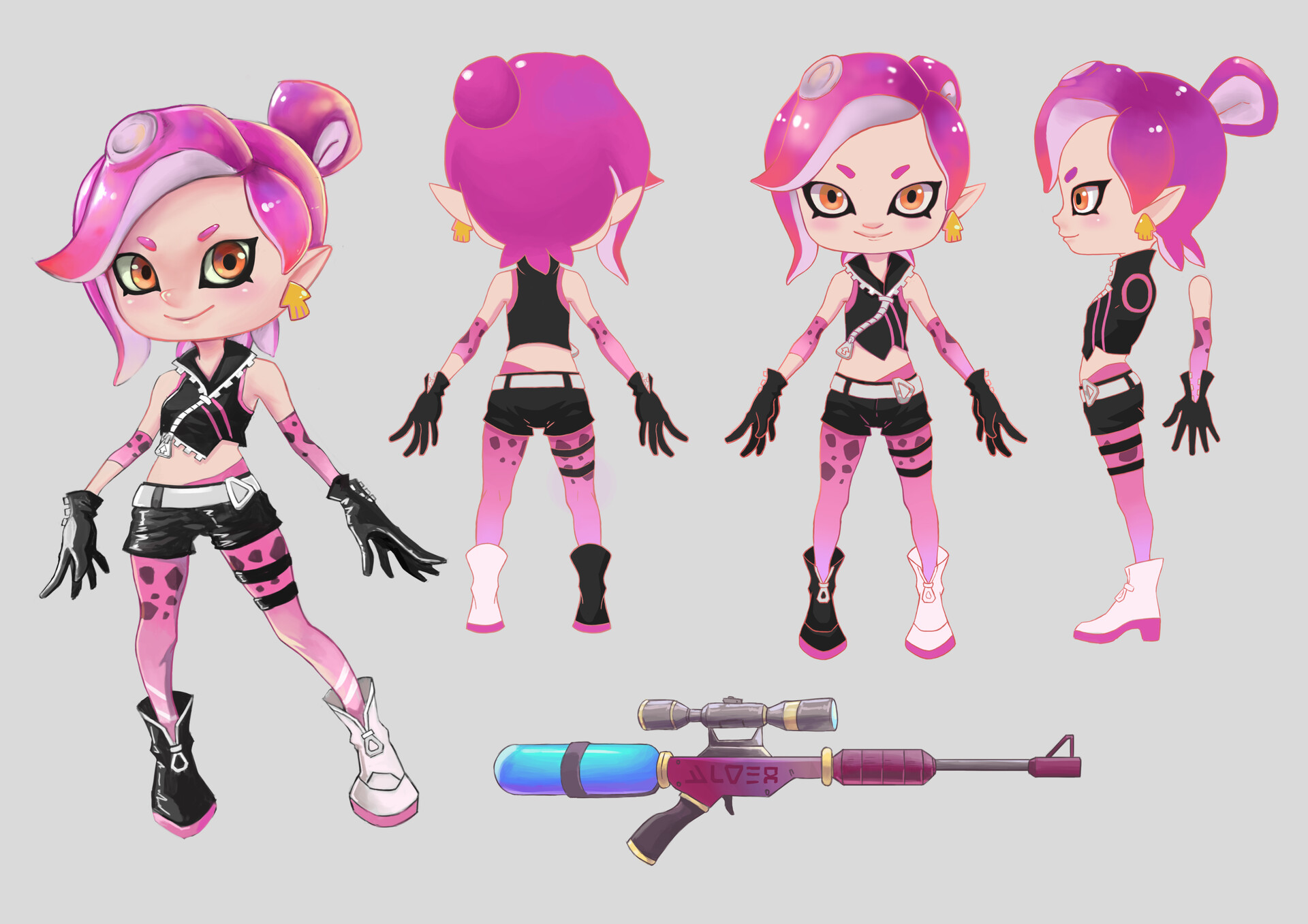 Based on Splaton 2's new character addition, the Octoling.