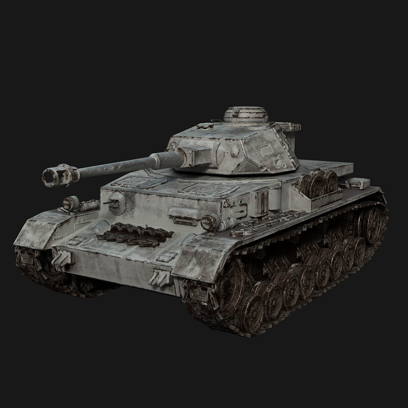 WWII German Panzer Ausf G Tank