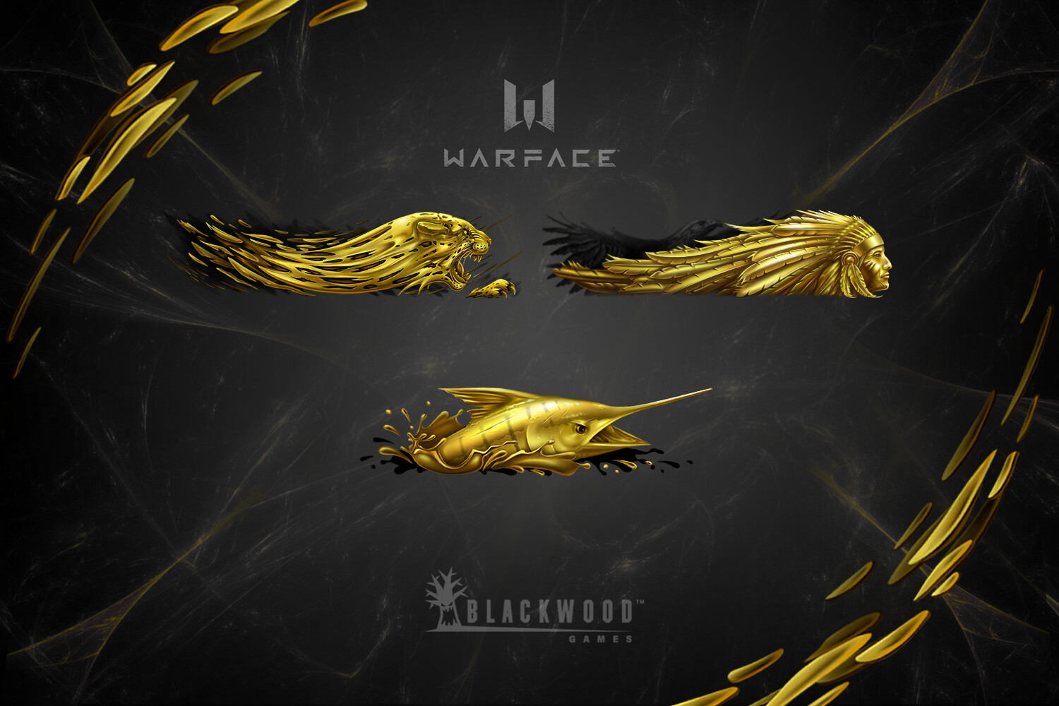 ArtStation - Warface Golden Stripes