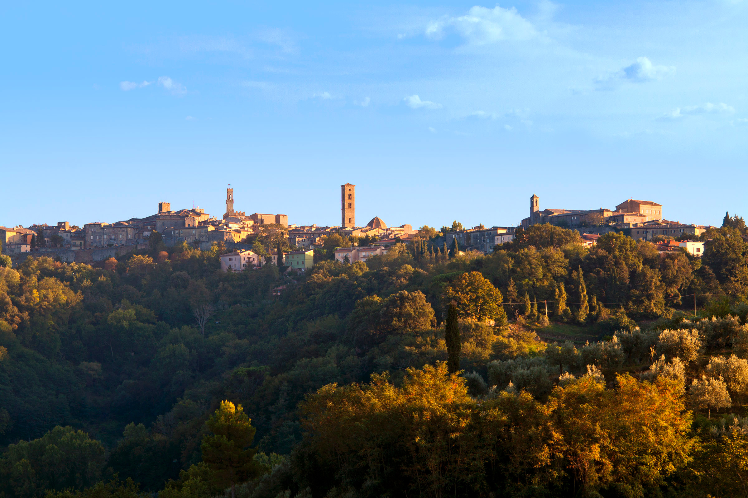 The beautiful Tuscan hilltop town of Volterra