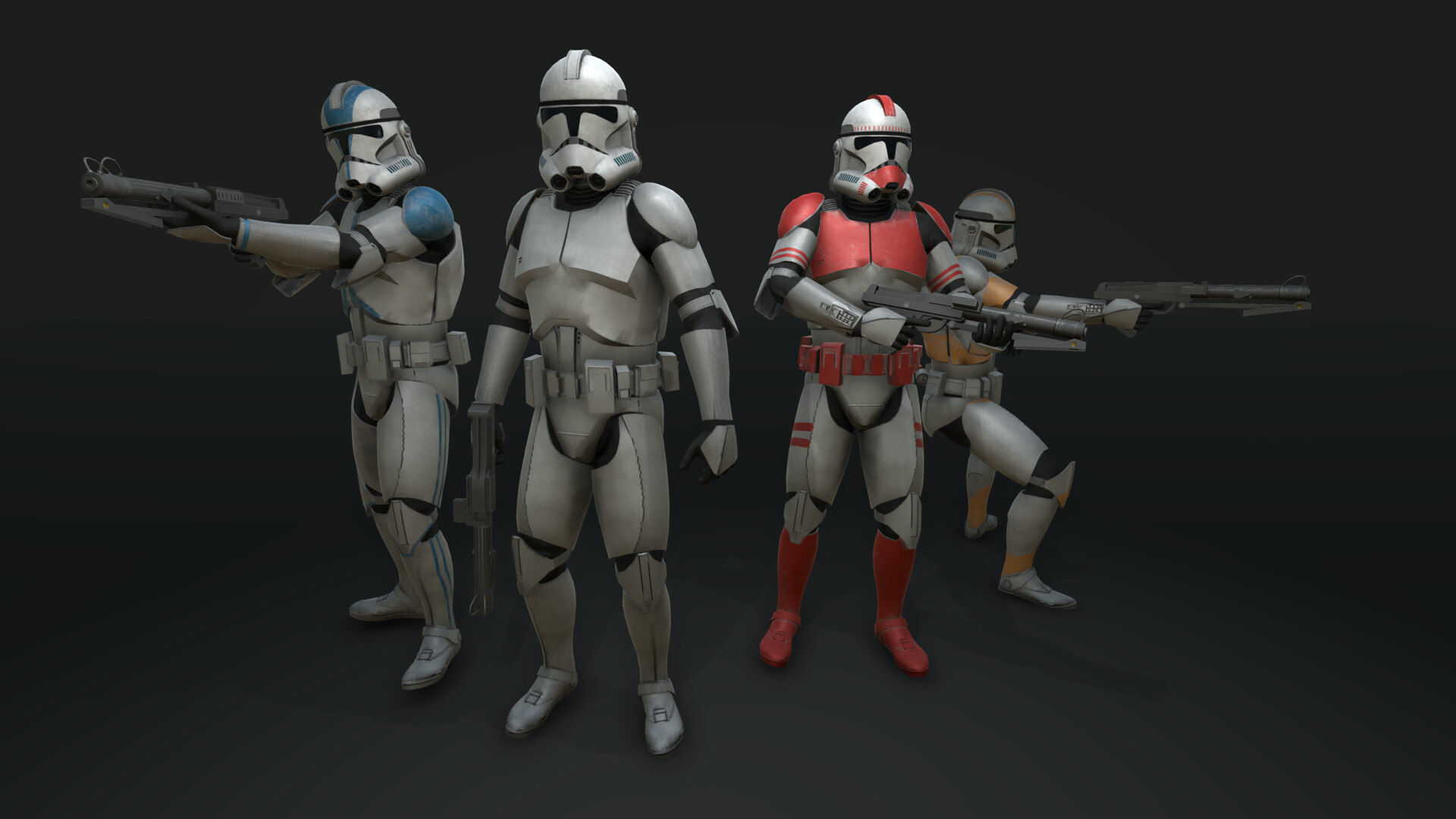 Artstation Phase 2 Clone Troopers Pack 1 Mason Velez