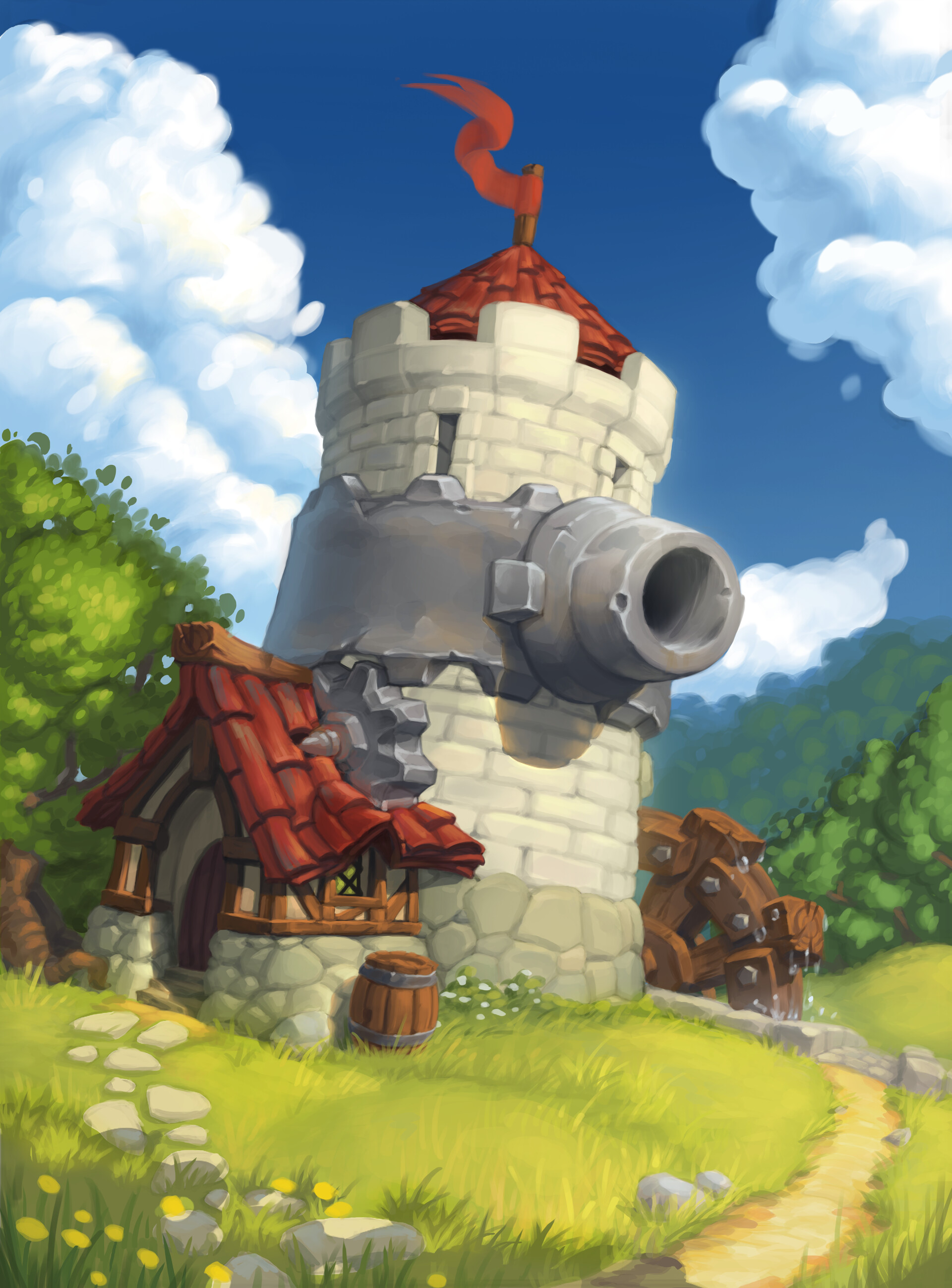 ArtStation Bombardier's Tower