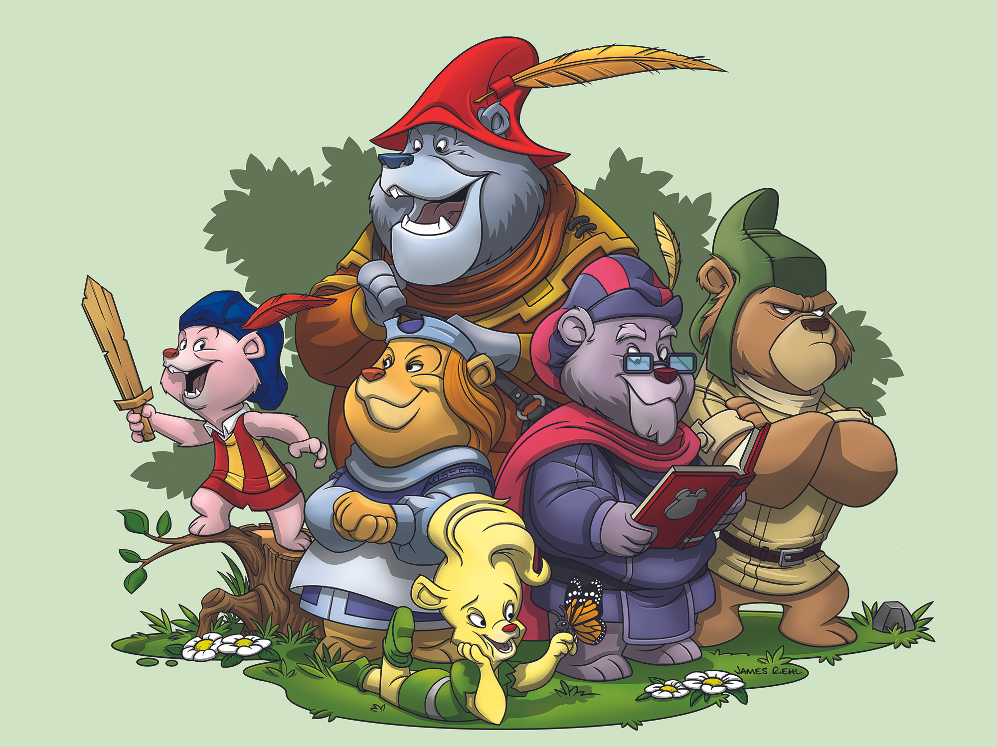 Artstation Gummi Bears James Riehl