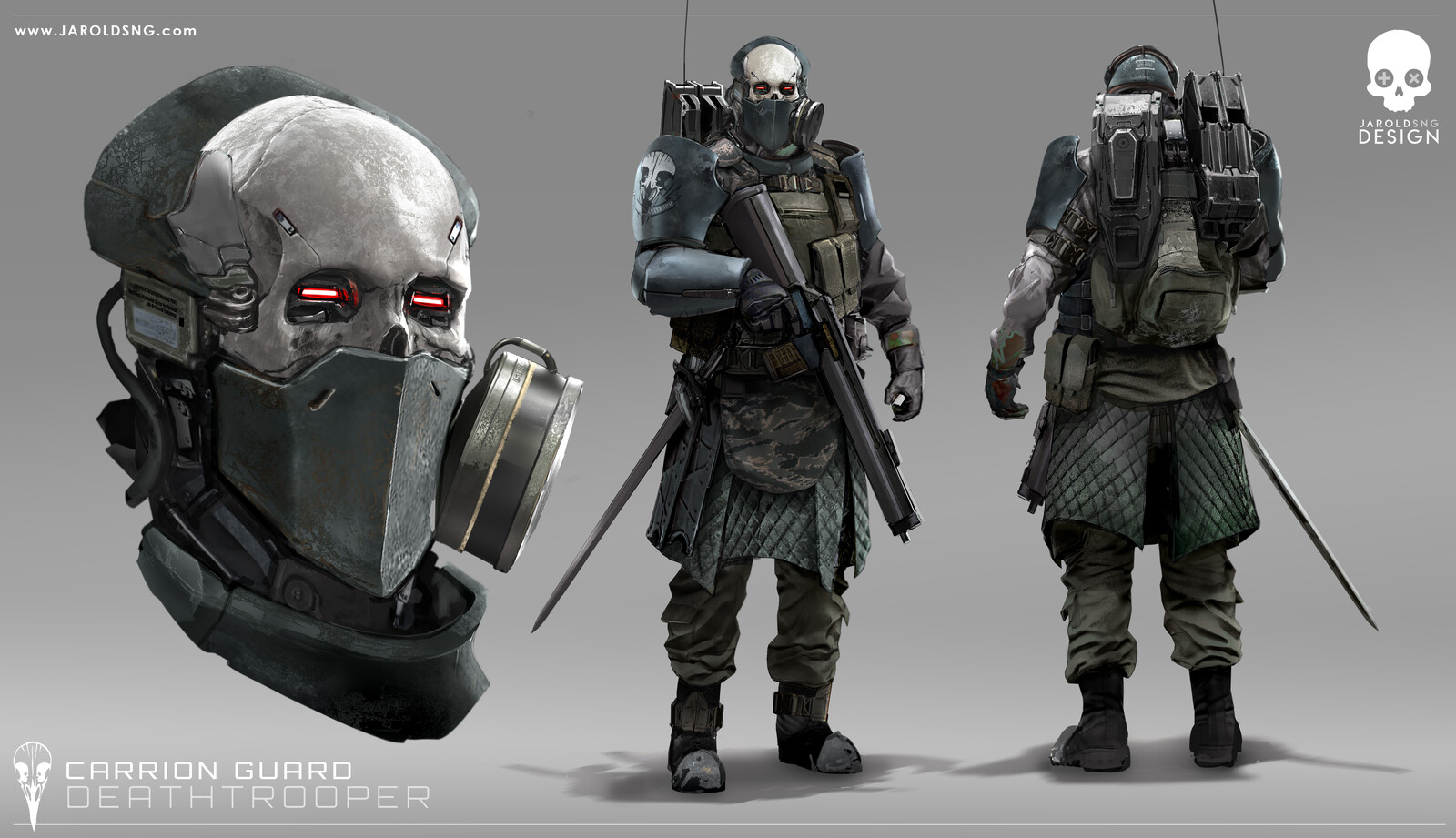 METAL HEADS - Carrion Guard - DeathTrooper