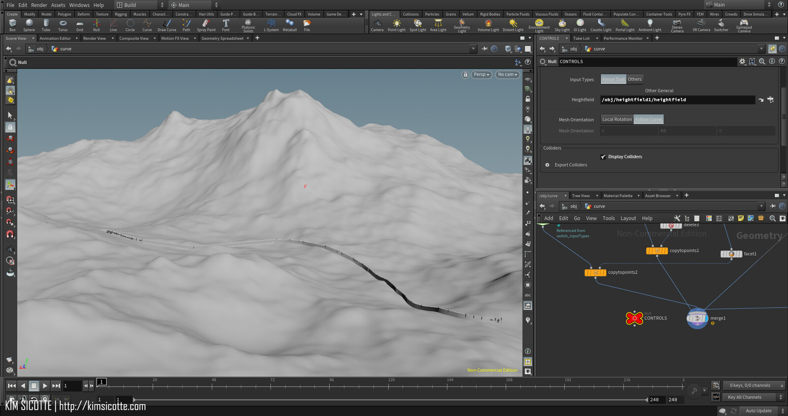 The tool also generate collision mesh that can be exported.