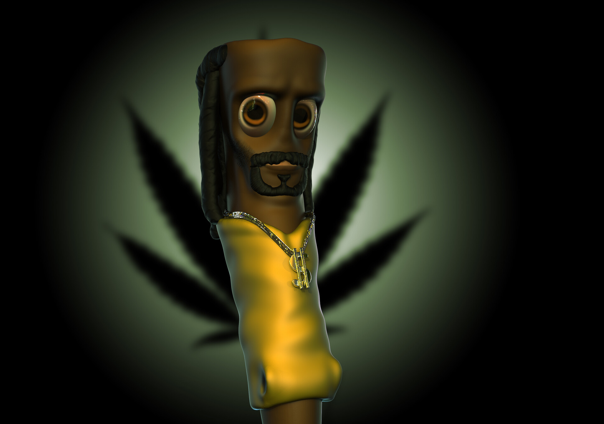 Artstation Snoop Dogg Cartoon Character Design