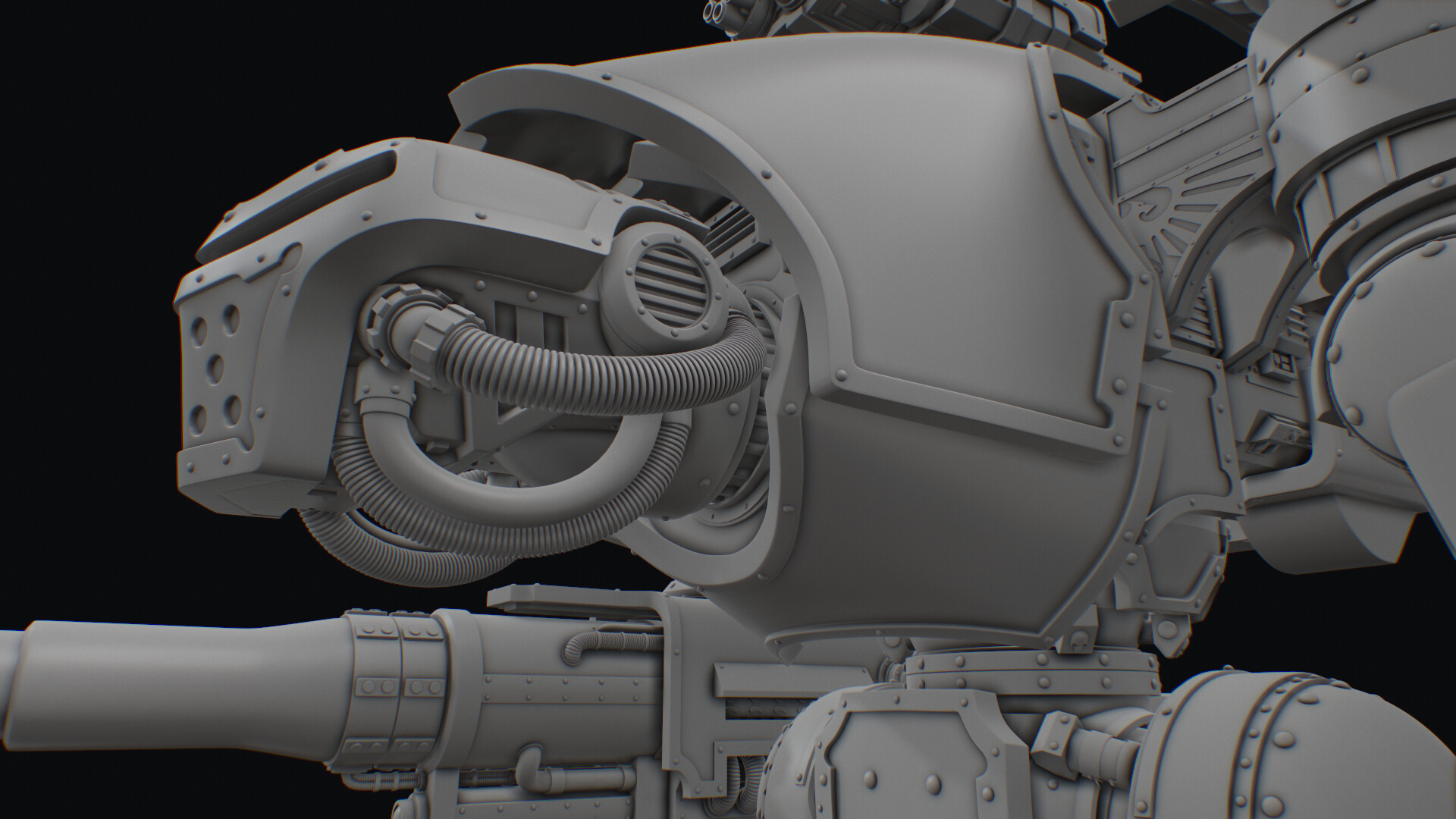 Artstation Medium Gothic Mecha V3 Andrew Mezentsew