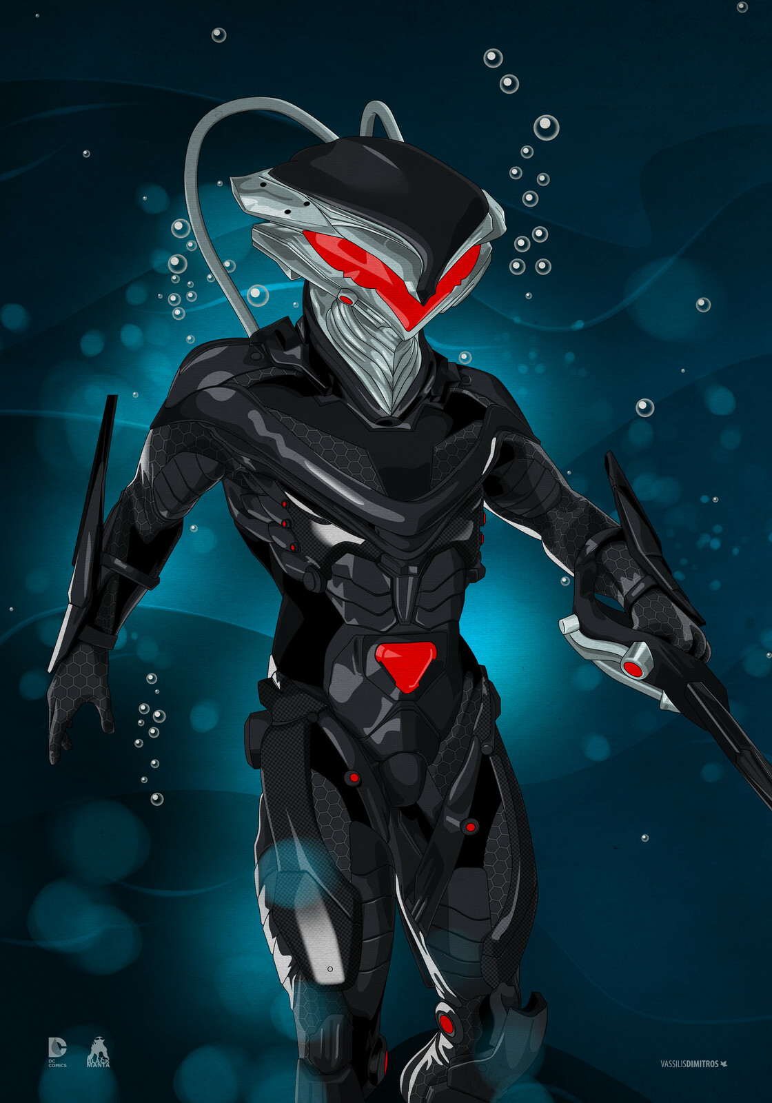 Black Manta
Spacial thanks to Lukas Schneider for his valuable help providing a solid reference, for this one!