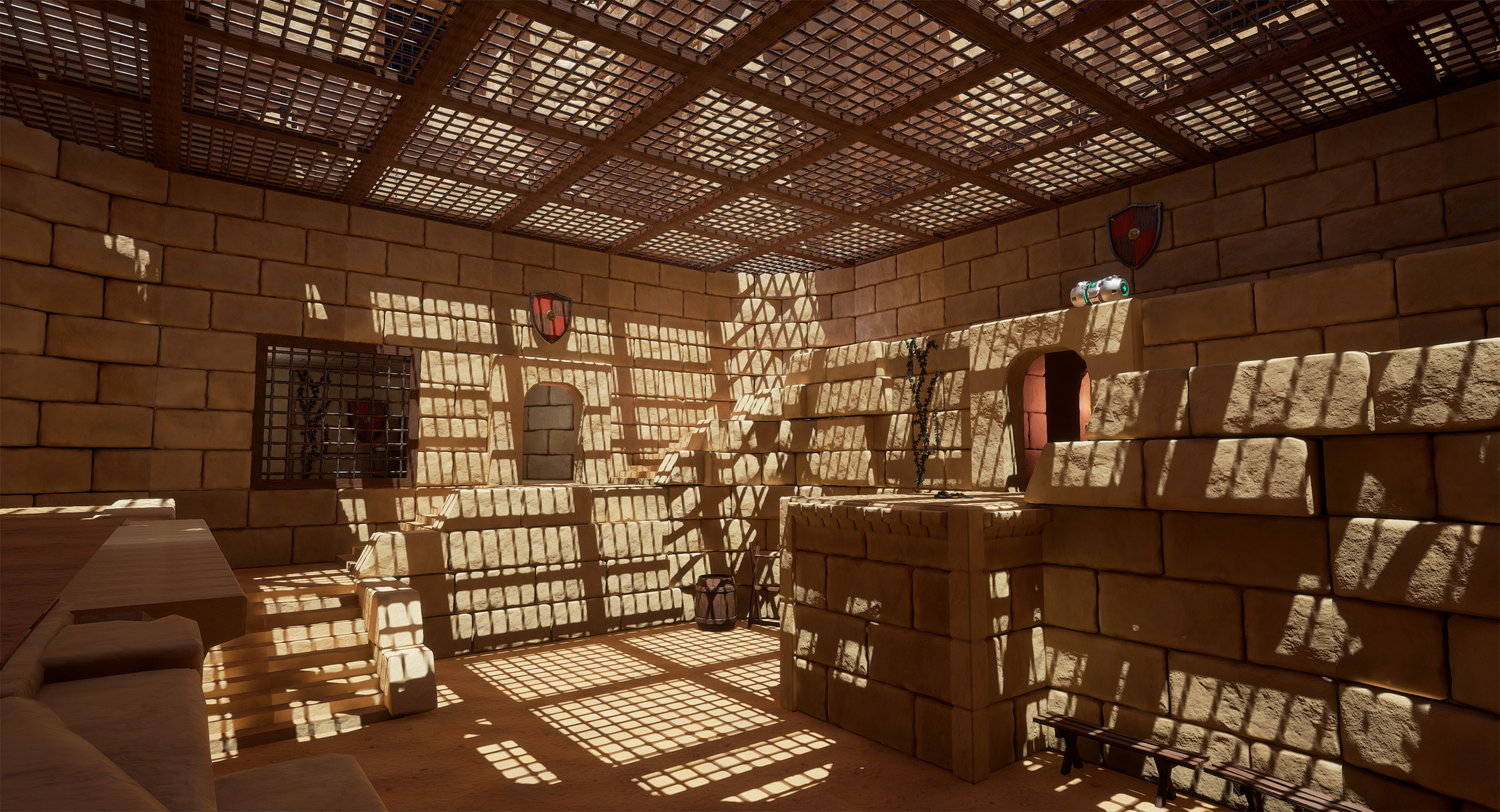 Robin Lingmerth Portfolio - Castle Arena - Unreal Tournament Map 