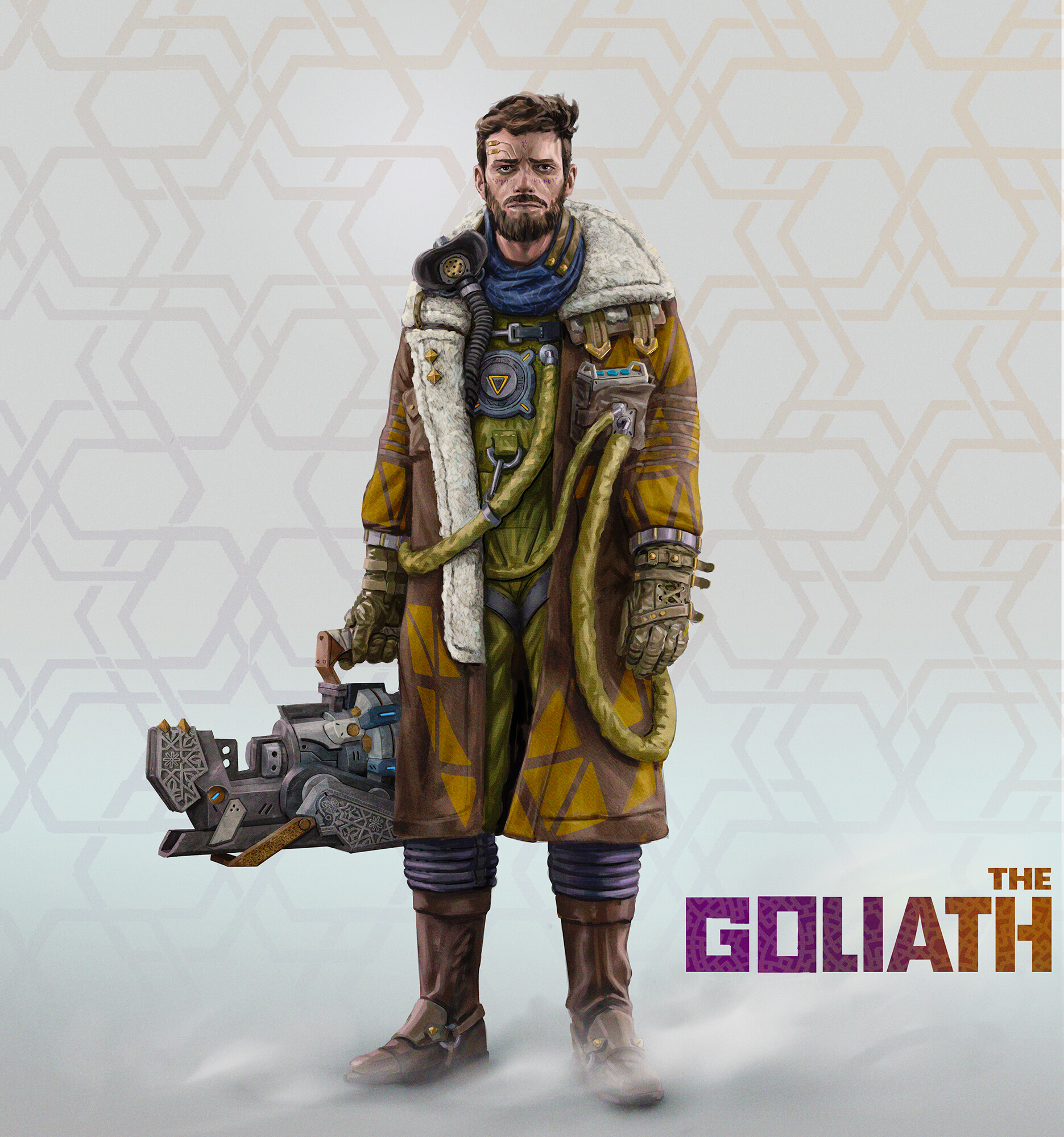 Artstation Dock Worker The Goliath Stephen Howard Tripp