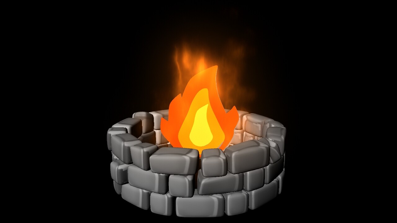 Artstation Stone Fire Pit Matthew Barrett