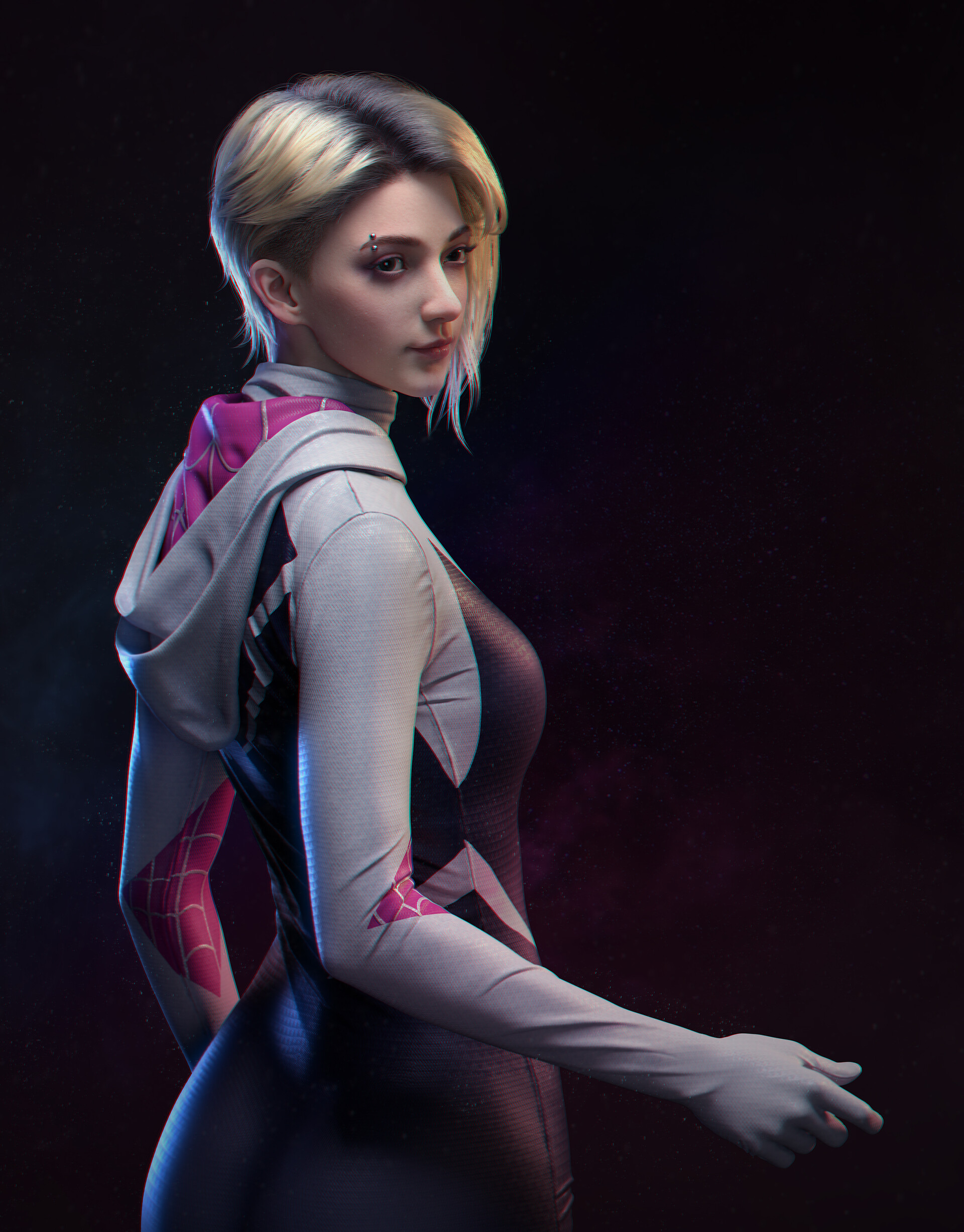 Artstation Gwen Stacy Pop Cg