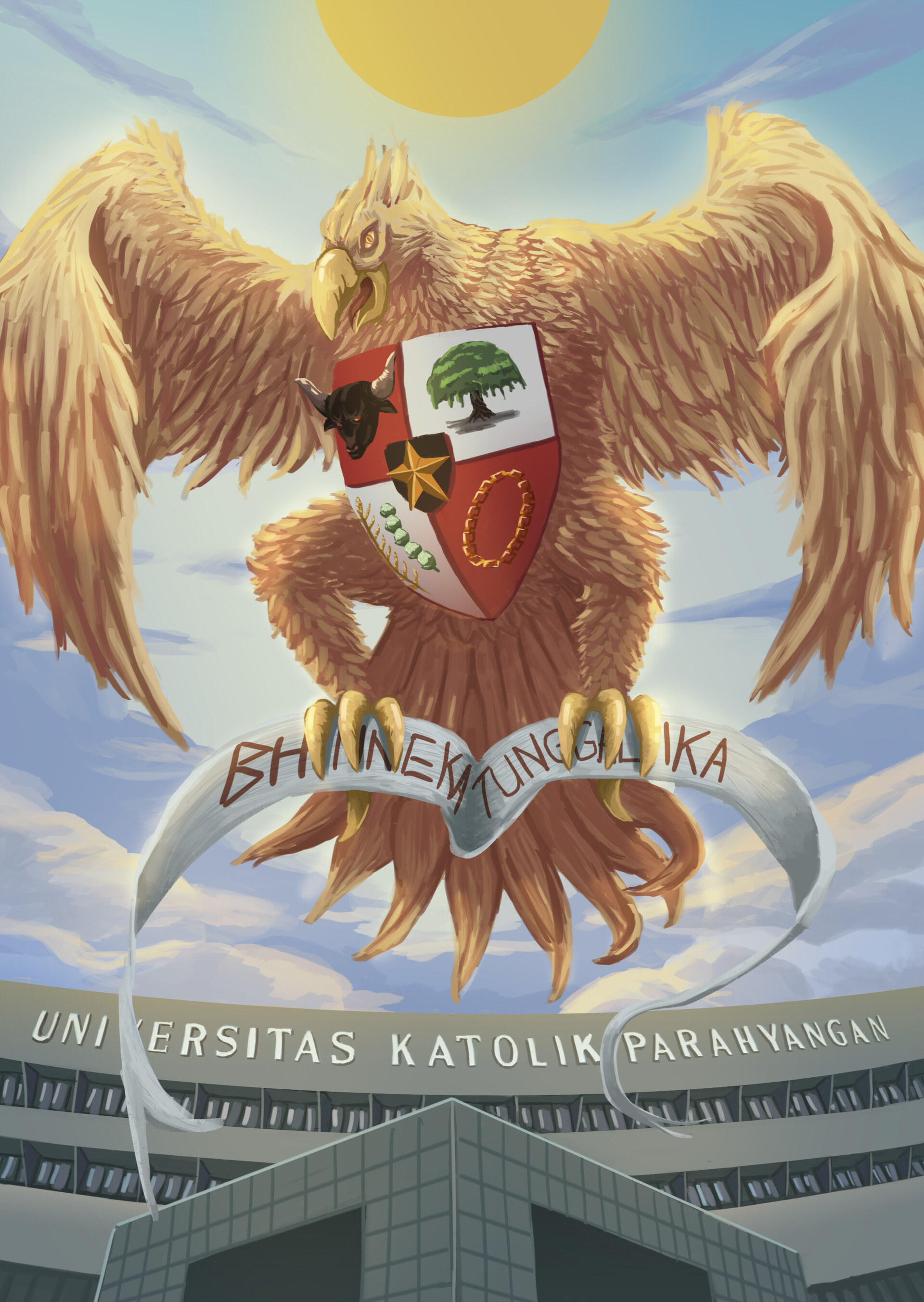 Artstation Garuda Pancasila Henry Gunawan