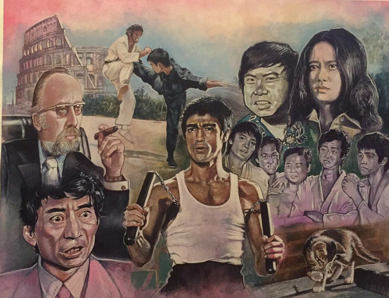 Artstation Bruce Lee In The Way Of The Dragon Steven Morris