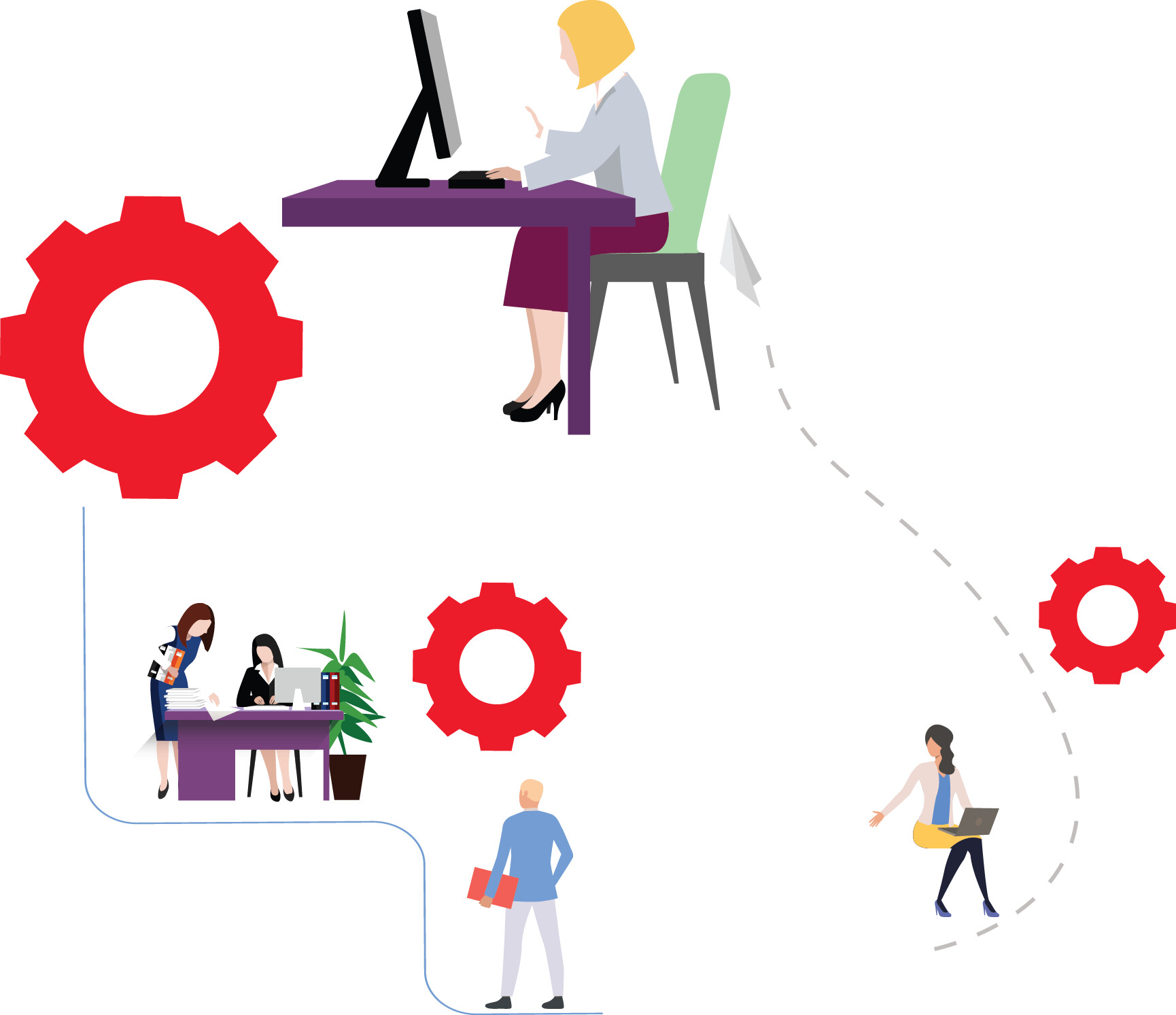 Kinza R - Linkedin illustrations