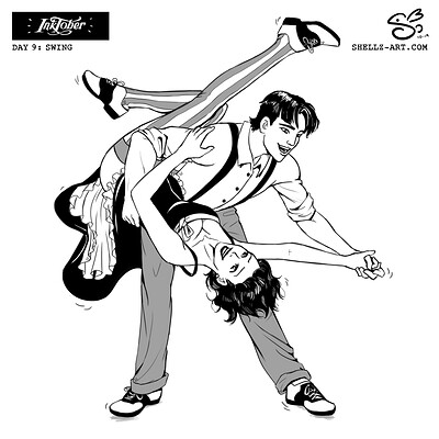 Inktober 2019 | Day 9: Swing