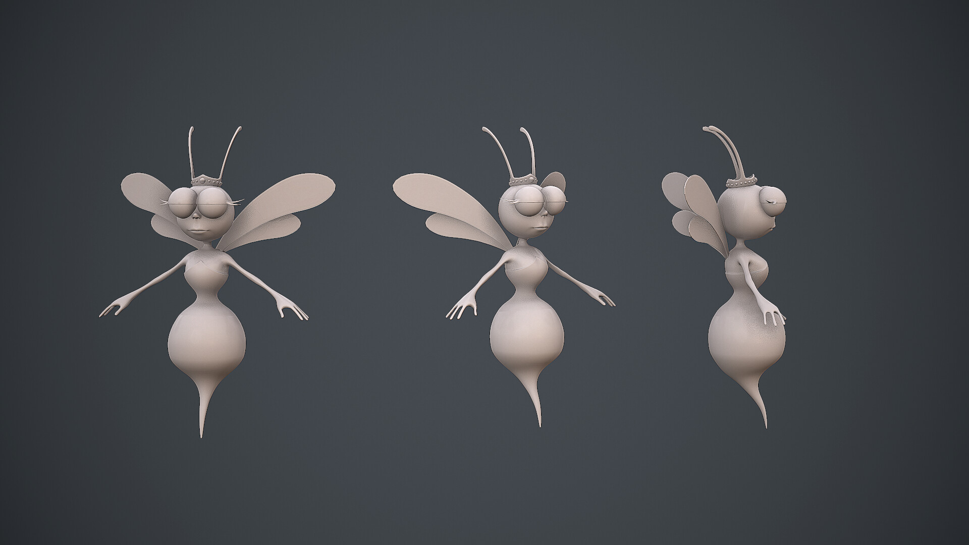 Dabronaki Dávid - Queen Bee 3d model