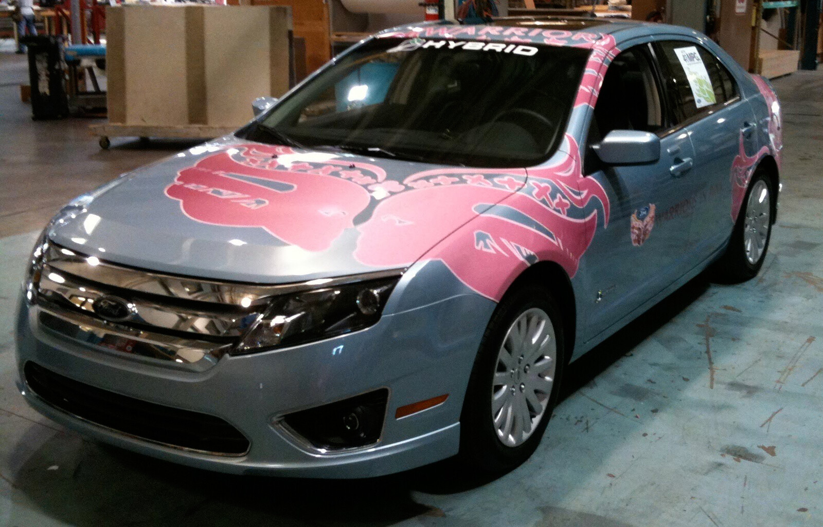Warriors In Pink Show Car