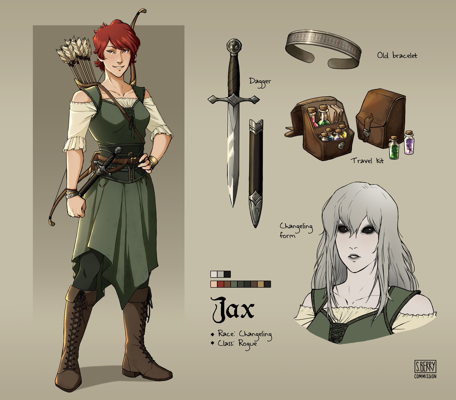 Artstation Changeling Character Design Sara Berry
