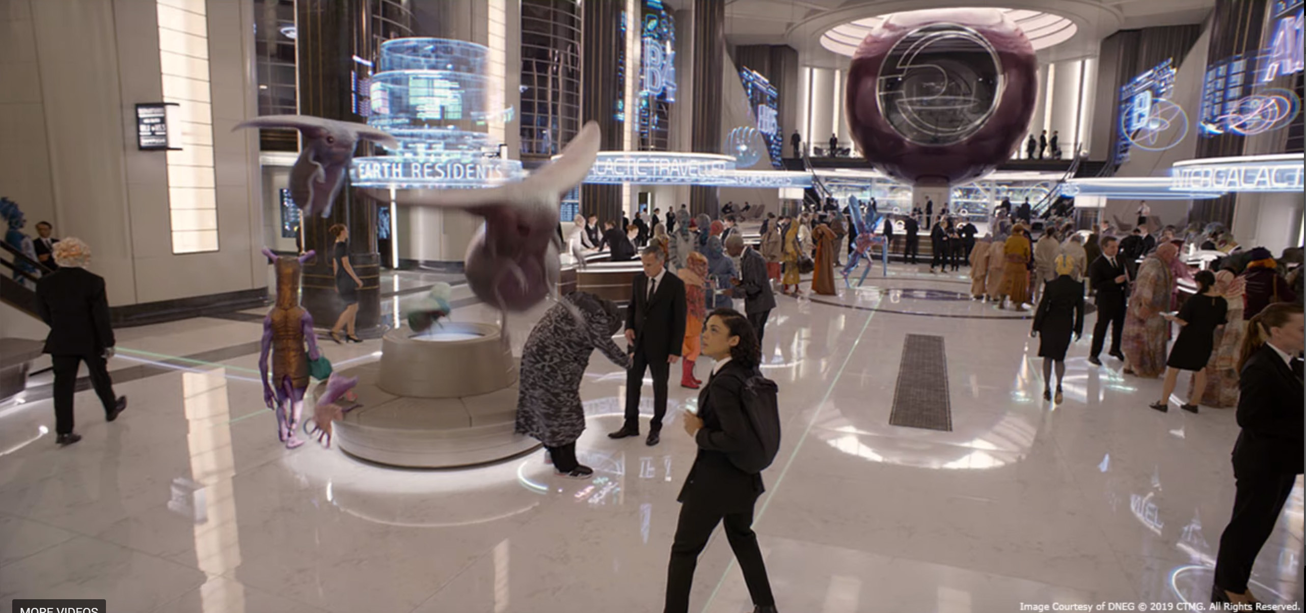 Kyle Brown Men in Black London Headquarters Floating Alien concept