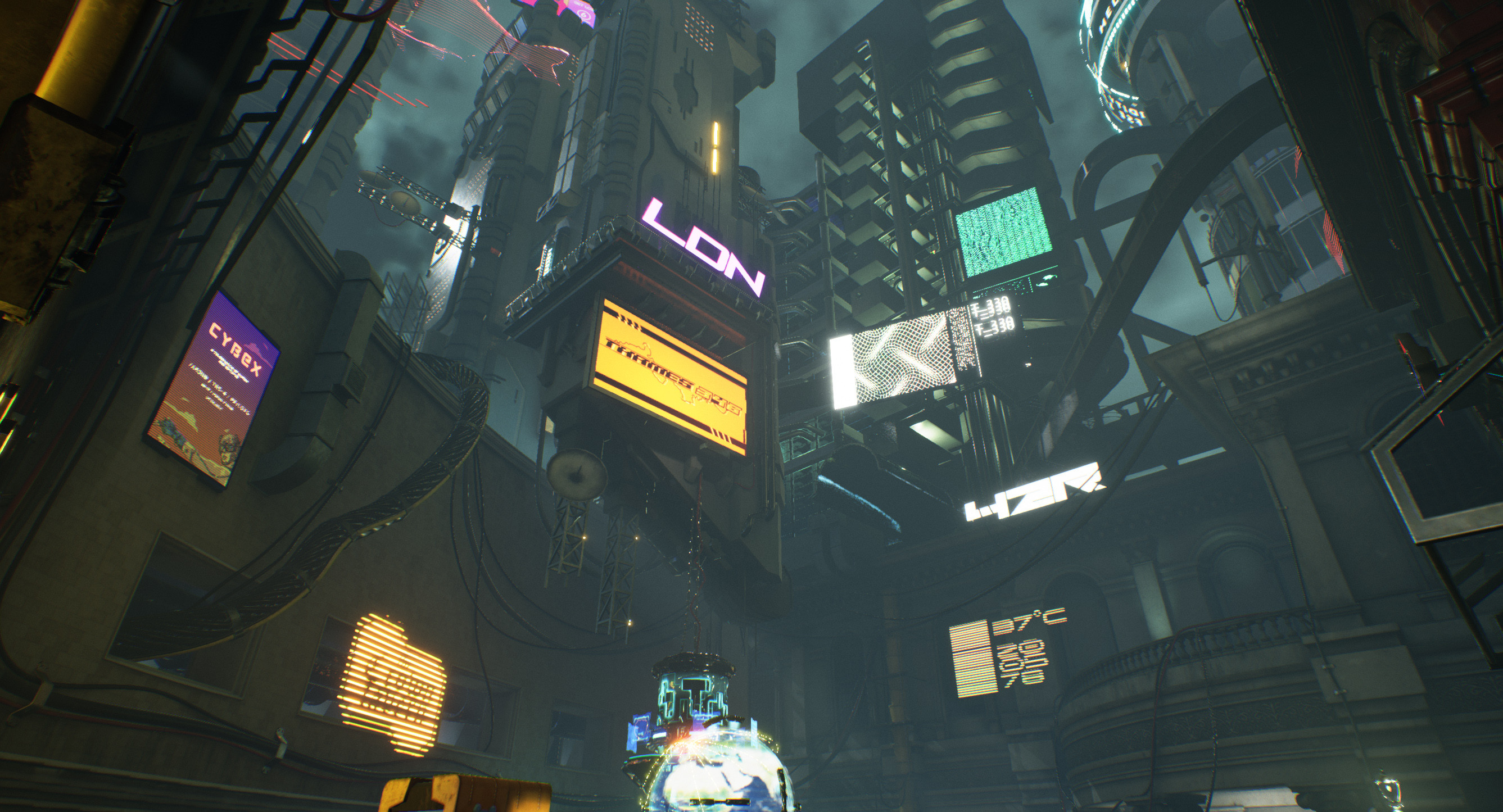 artstation cyberpunk london veronique lacloche