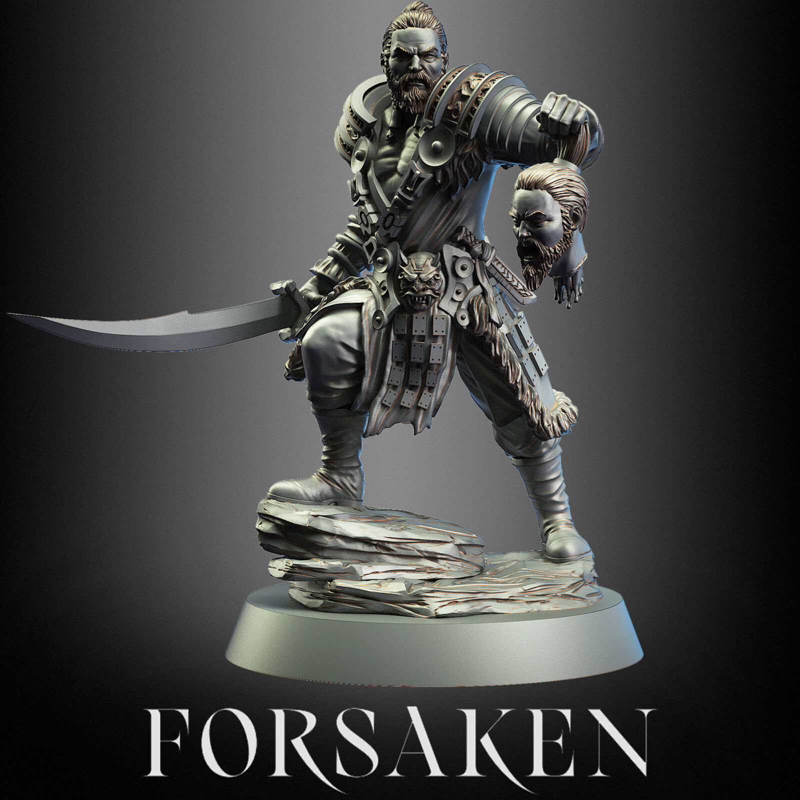 Forsaken boardgame miniatures - Attila the Hun