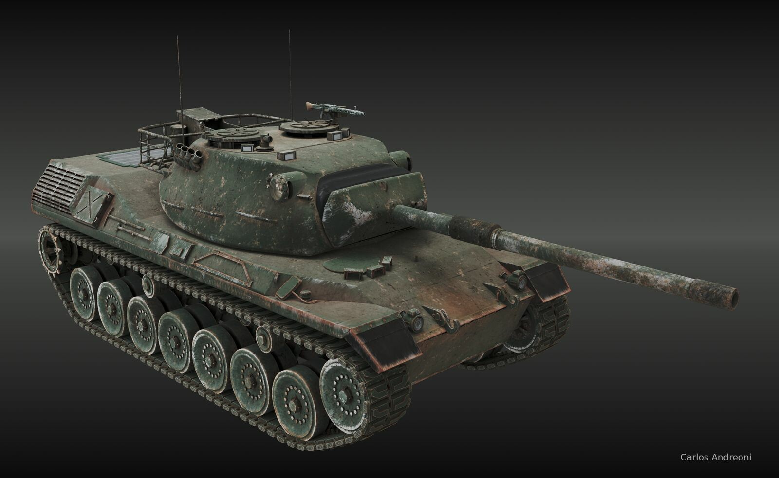 ArtStation - Leopard Medium Tank