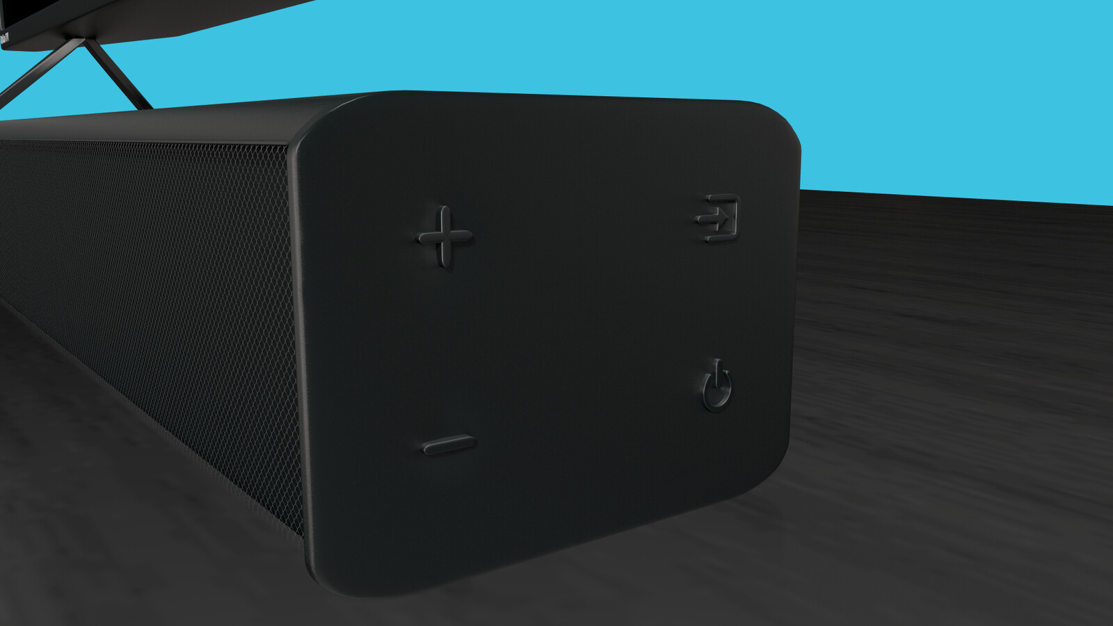 Samsung Soundbar close-up render 2.
