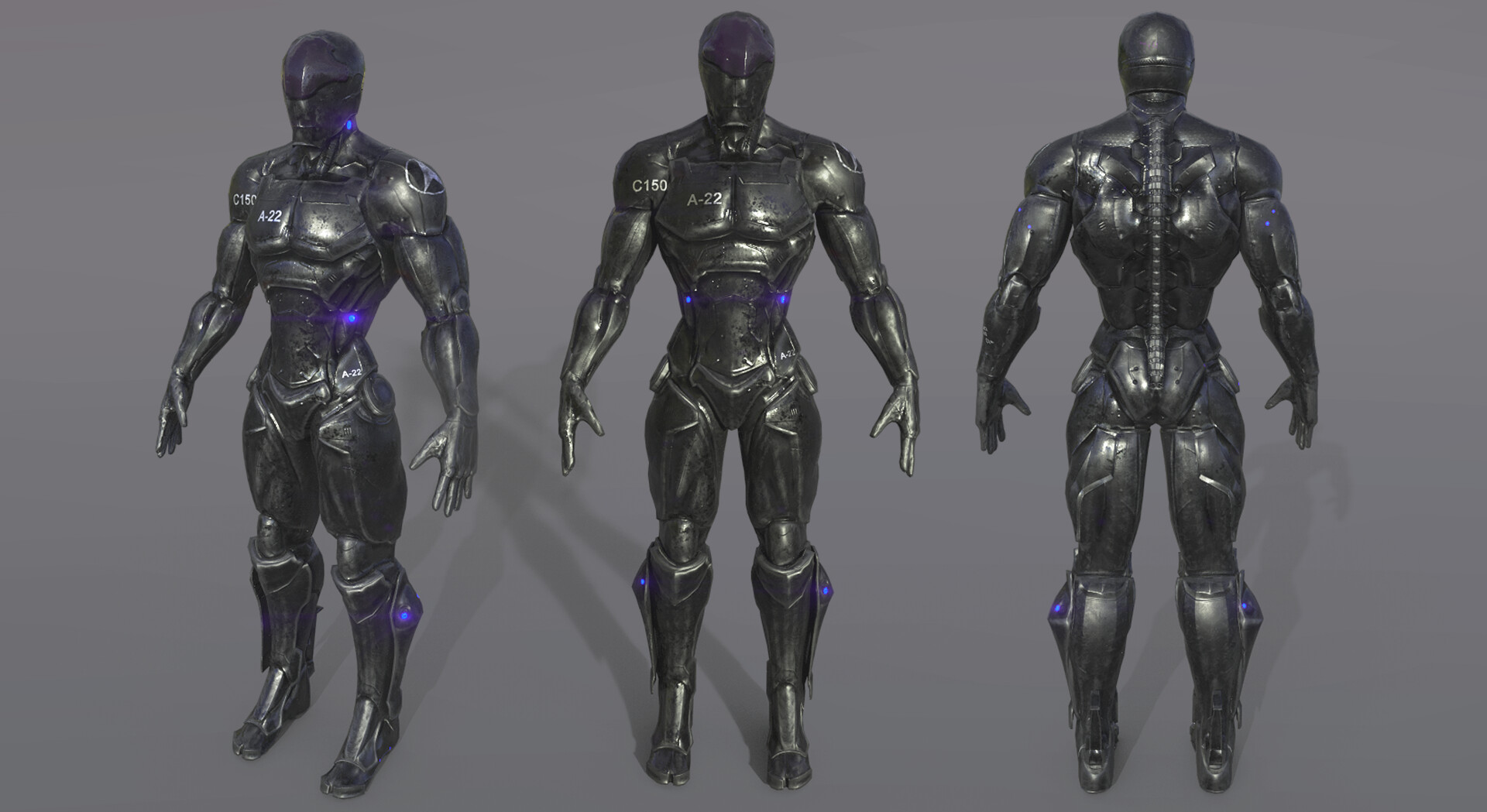 Artstation Sci Fi Armor Amir Ezabe
