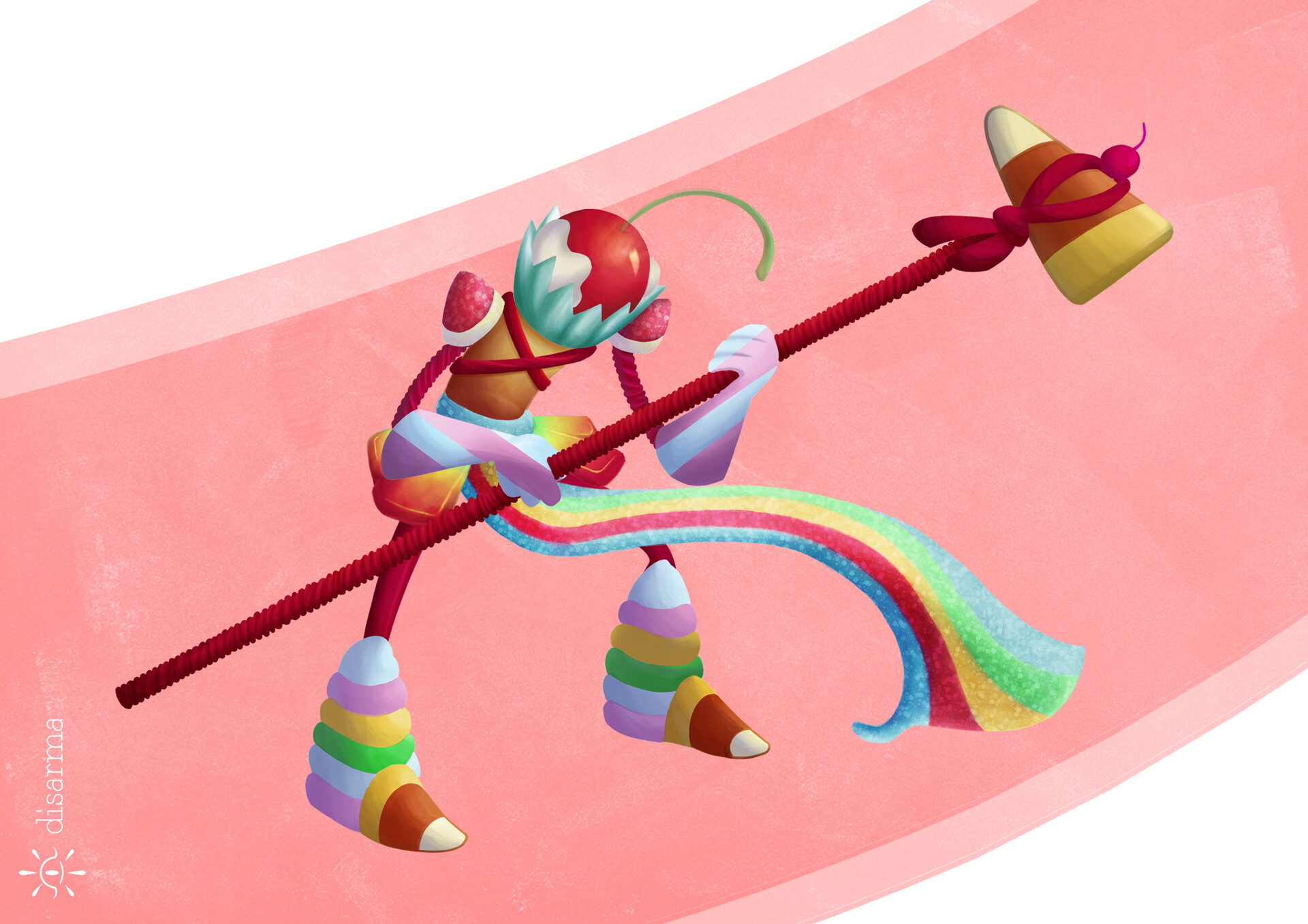 ArtStation Candy Royal Guard Character design and Turn Around