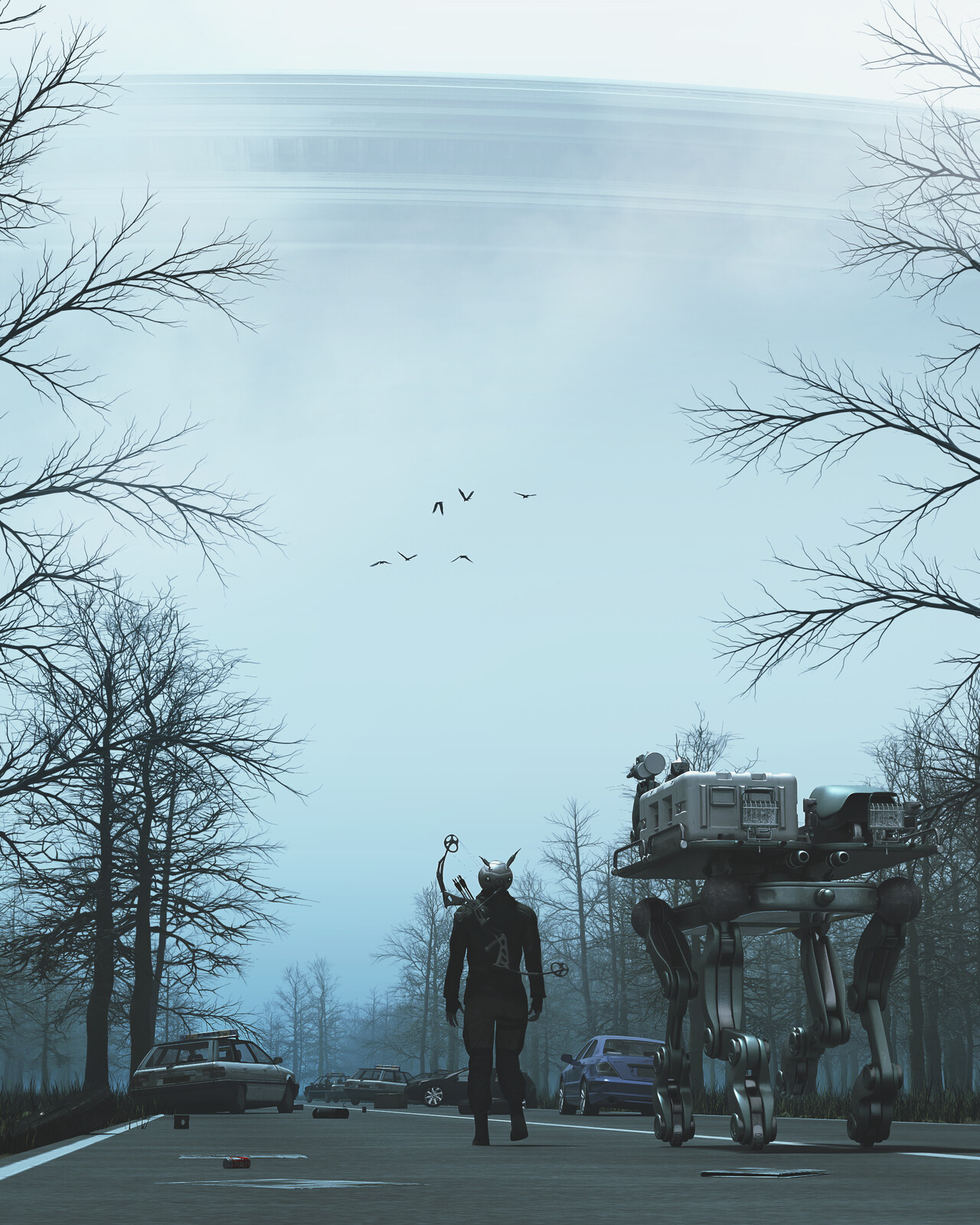 One cold morning...