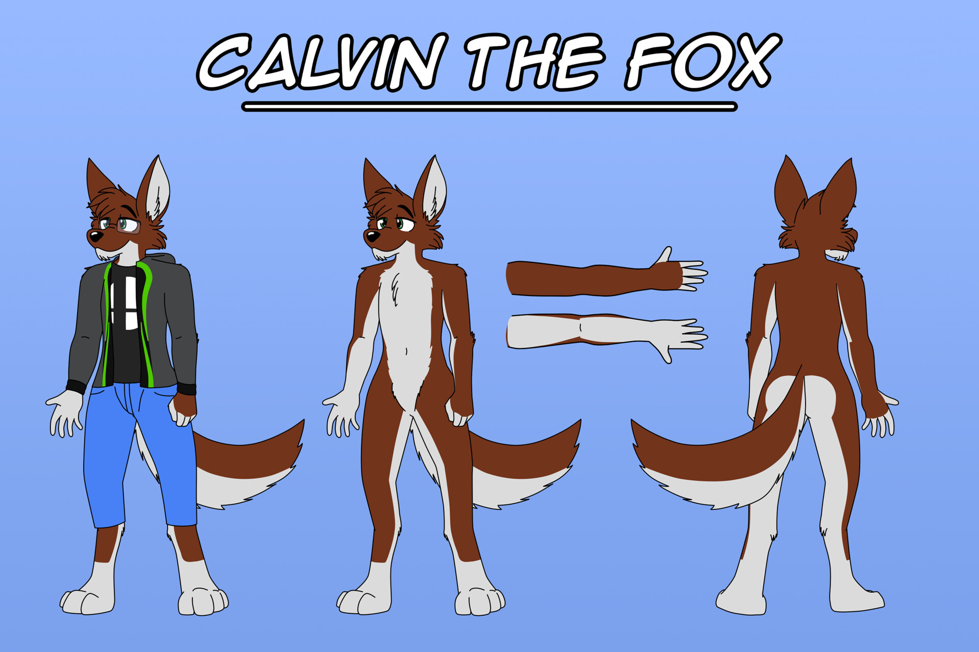 Calvin South - Calvin the Fox Reference Sheet.