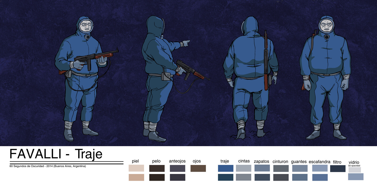 main character design: javier domenichini
