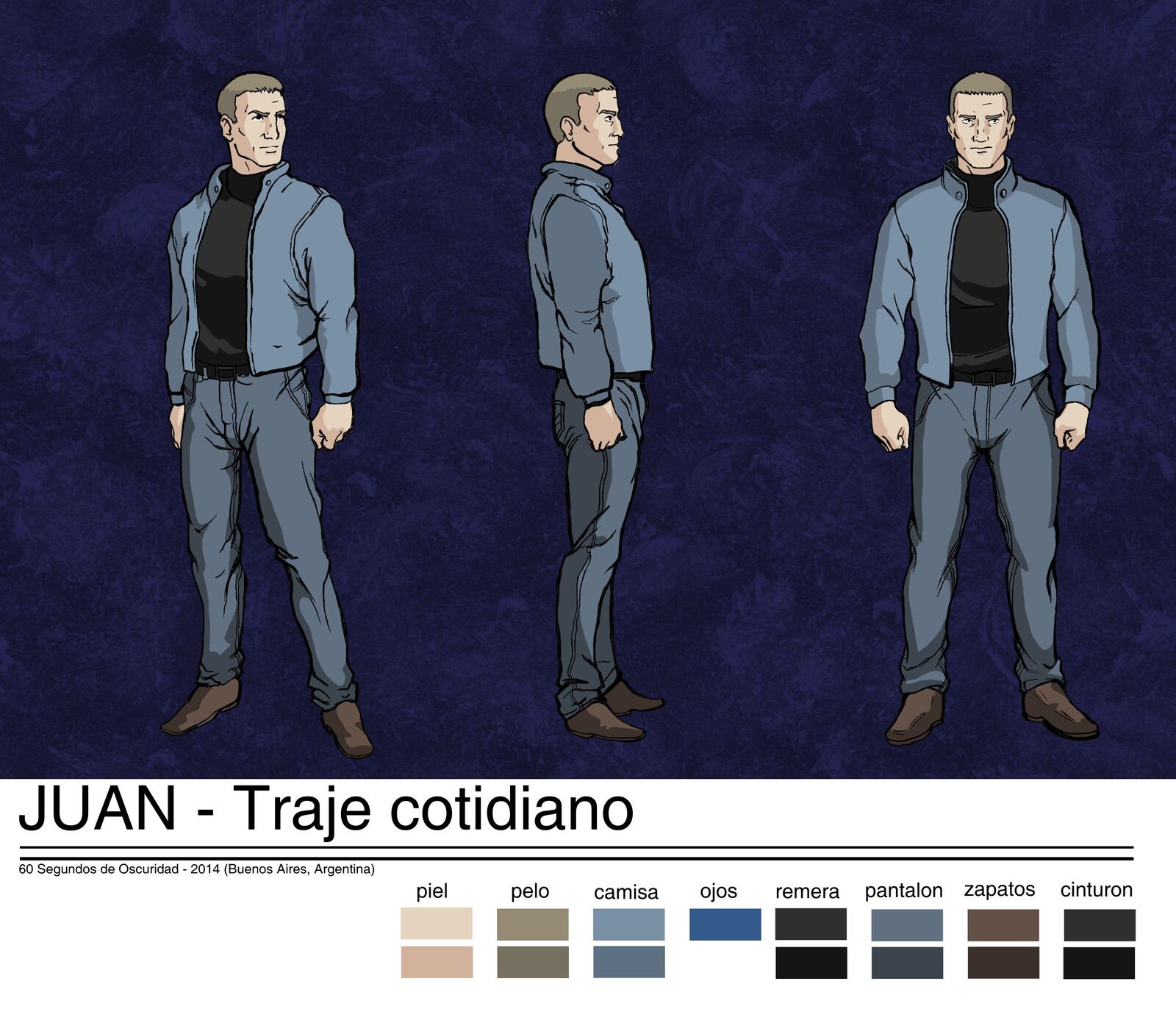 main character design: javier domenichini