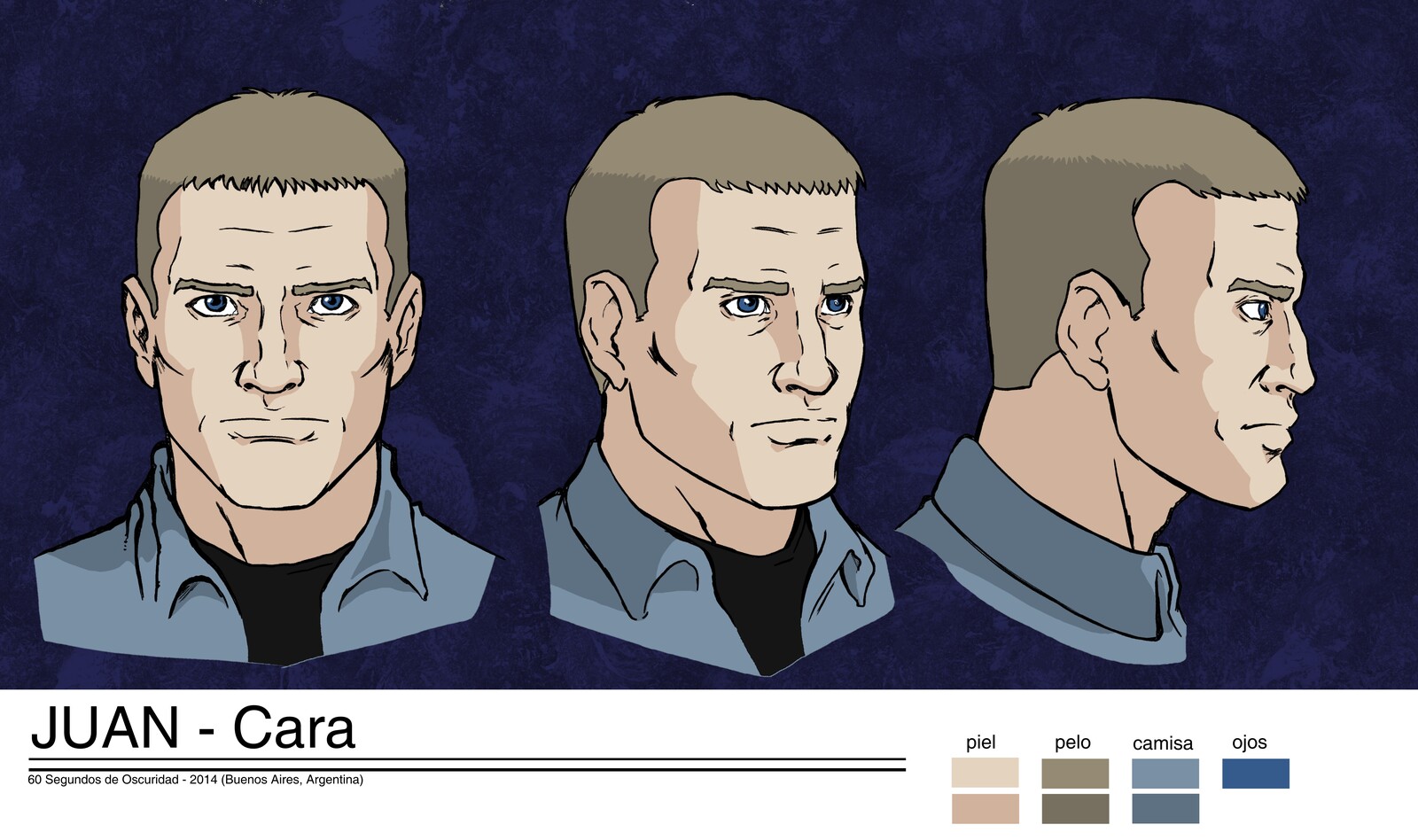main character design: javier domenichini