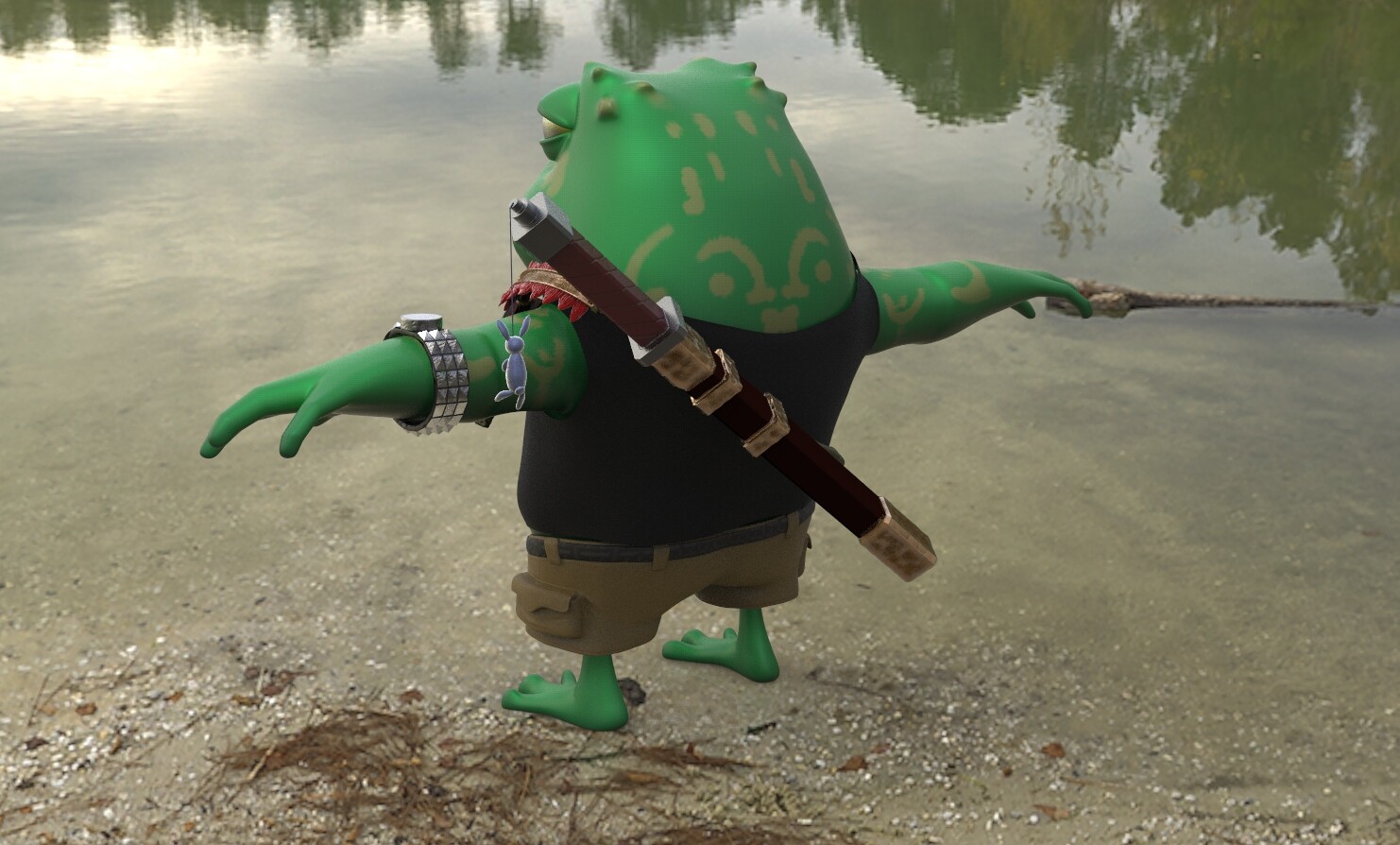 Look development with ZBrush and Keyshot.