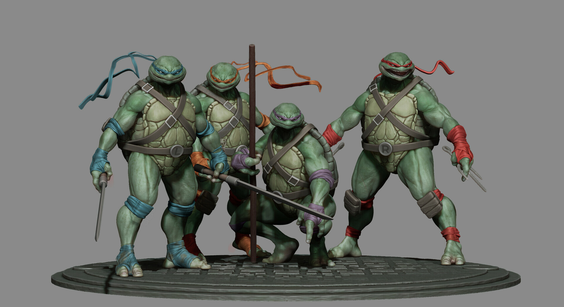 Artstation Devil Leonardo Ninja Turtle Myles Yeo