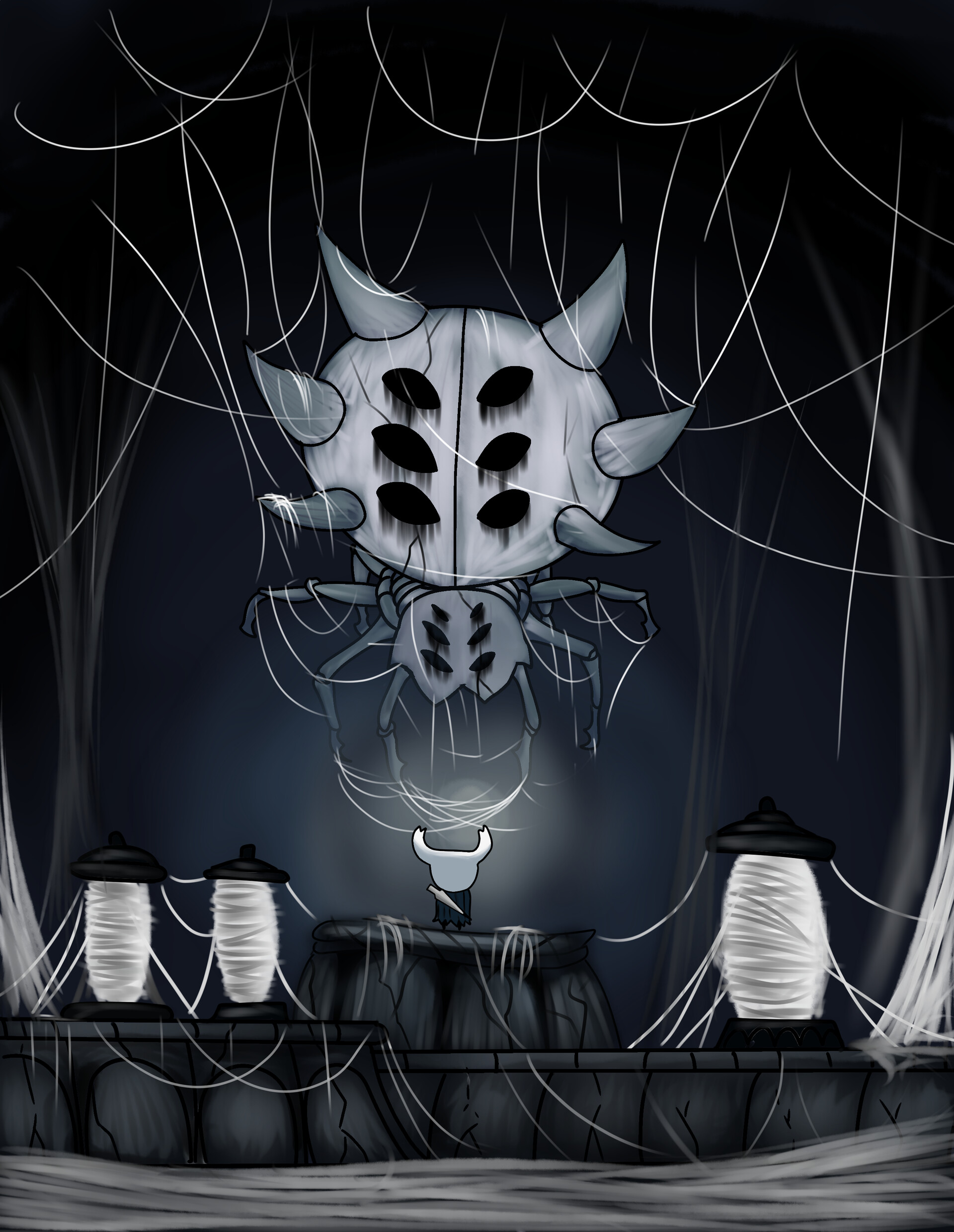 ArtStation - From Software Bosses as Hollow Knight characters