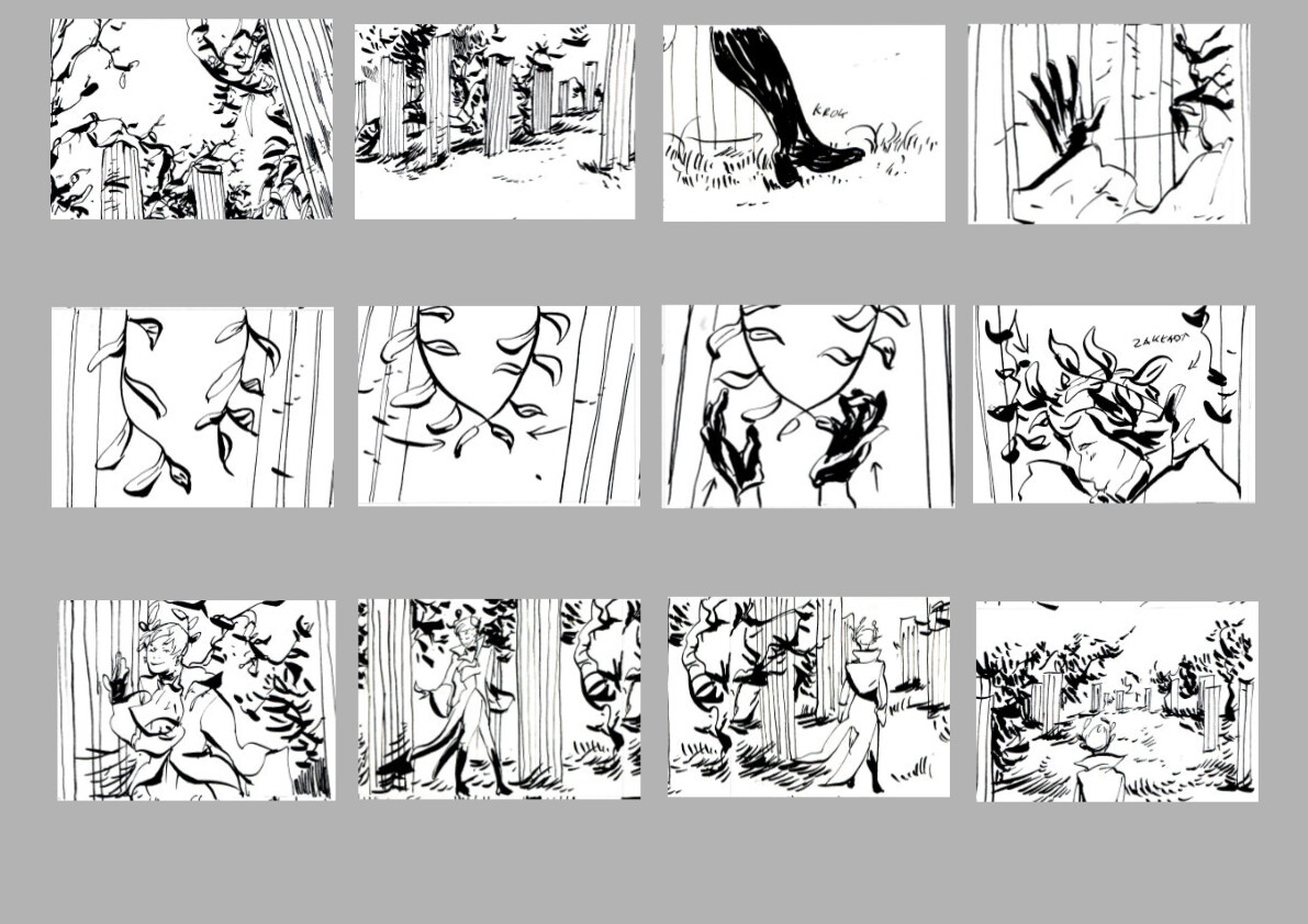 storyboard - opening scene