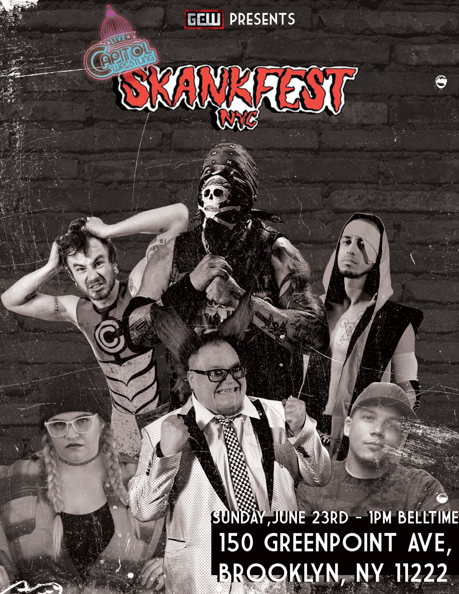 ArtStation Capitol Wrestling at Skankfest 2019 POSTER