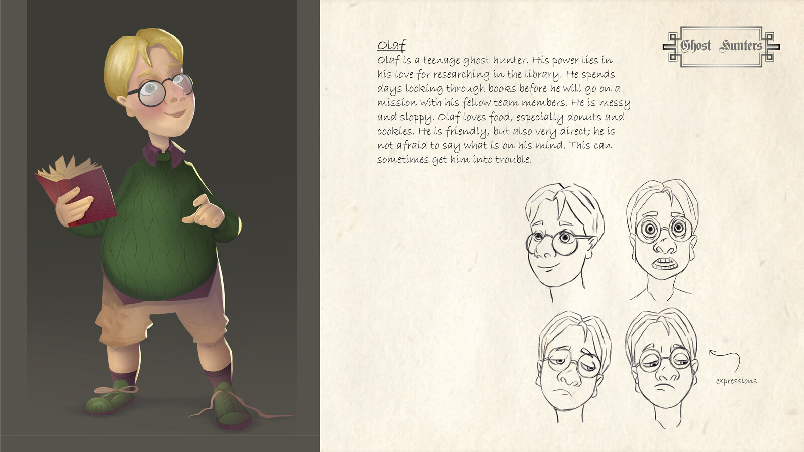 Olaf, Character design