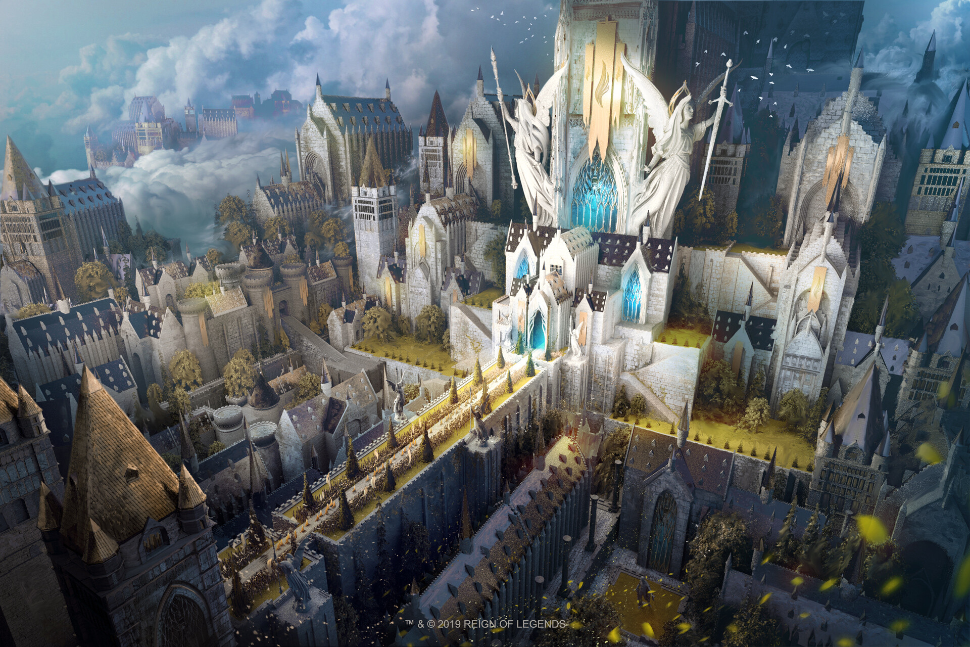 Royal Castle by Julian Bauer : r/ImaginaryCastles