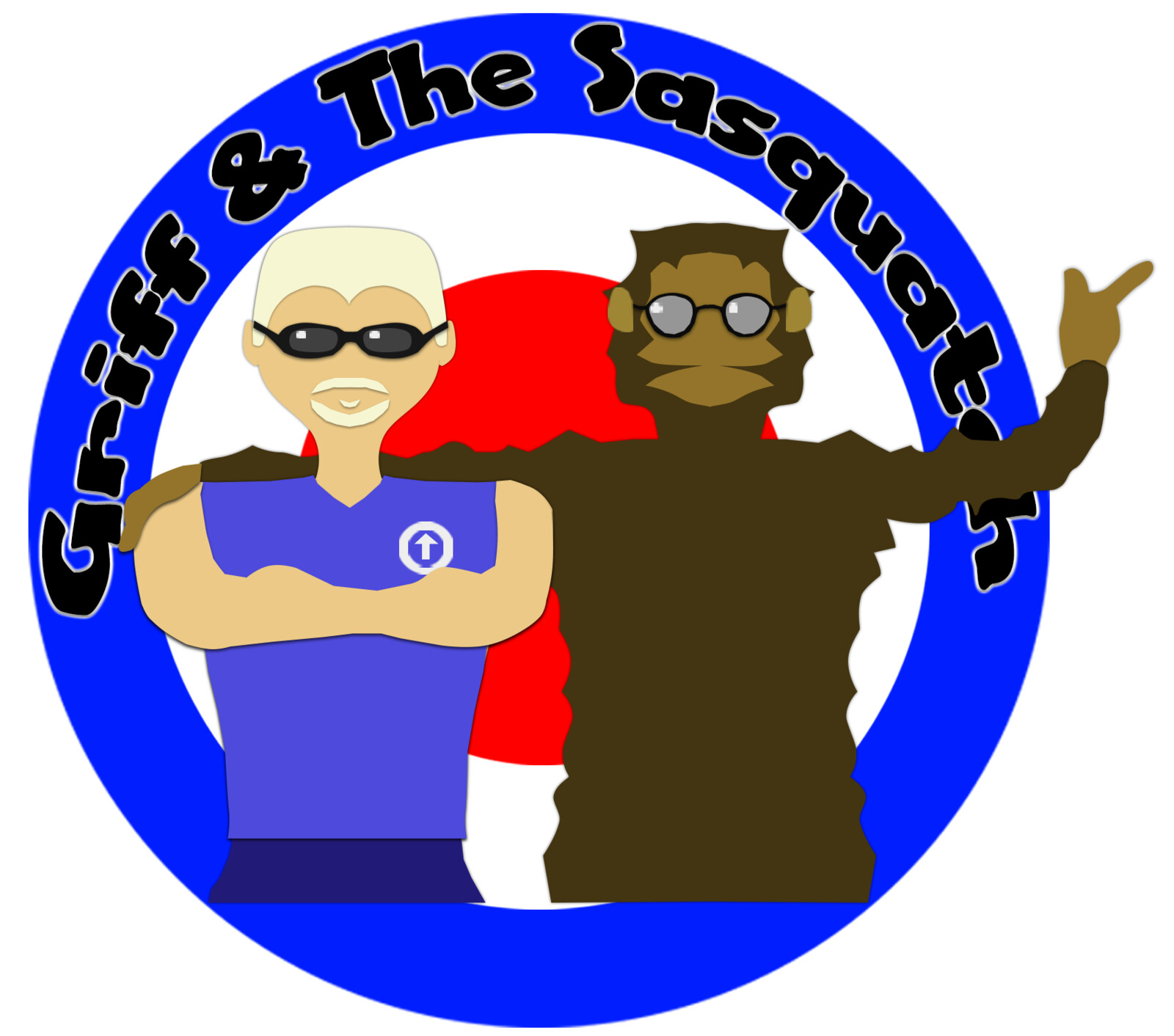 The first iteration of the logo for Griff &amp; The Sasquatch YT channel