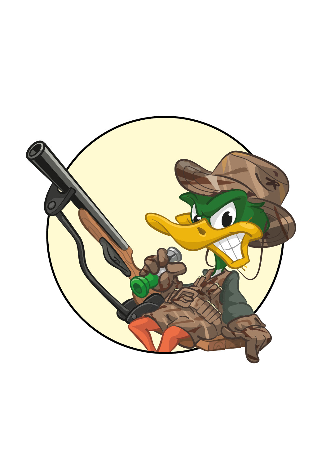 ArtStation - Mascot Duck Hunter