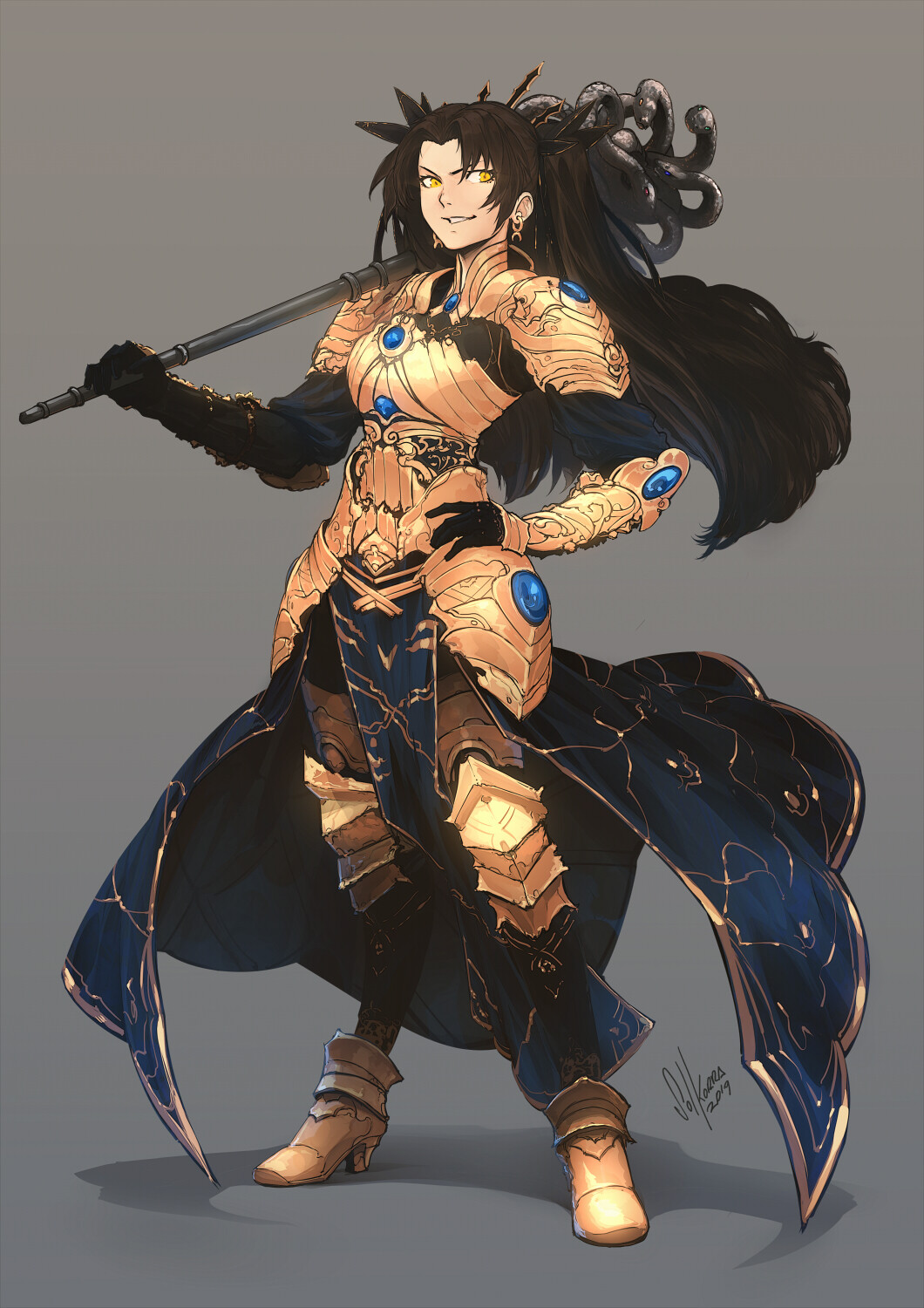 SolKorra - Ishtar in armor